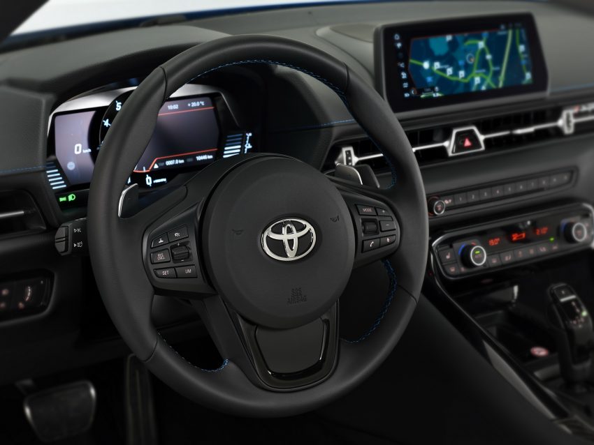 2022 Toyota GR Supra Jarama Racetrack Edition - Interior, Steering Wheel Wallpaper 850x638 #11