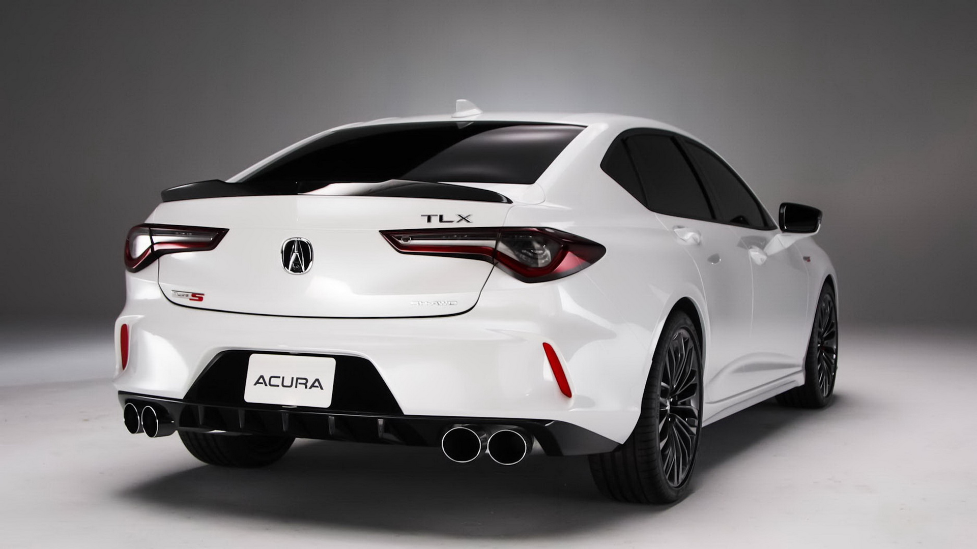 Download 2021 Acura TLX Type S - Rear Three-Quarter HD Wallpaper 1920x1080 #48