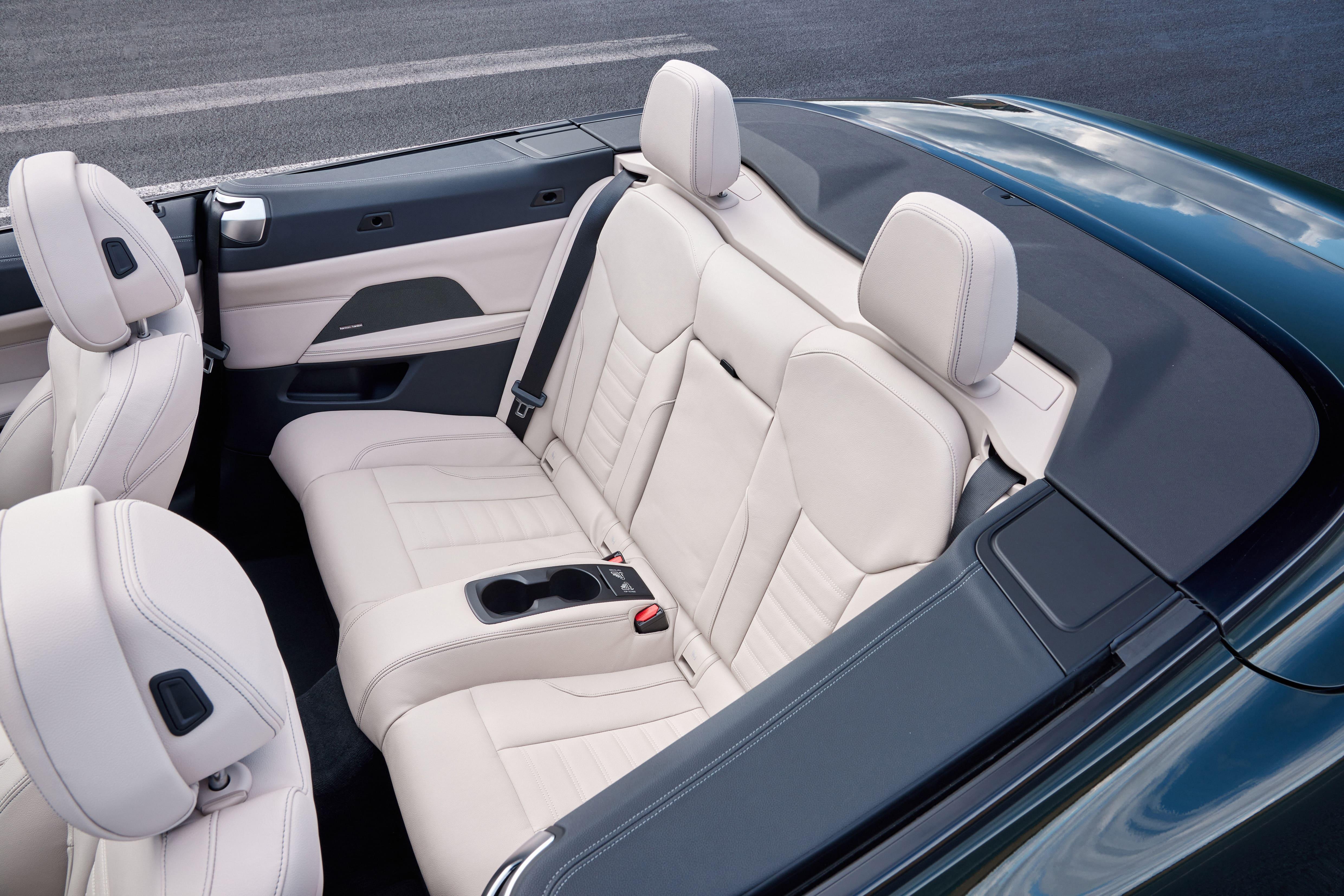 Download 2021 BMW M440i xDrive Convertible - Interior, Rear Seats HD Wallpaper 4961x3309 #13