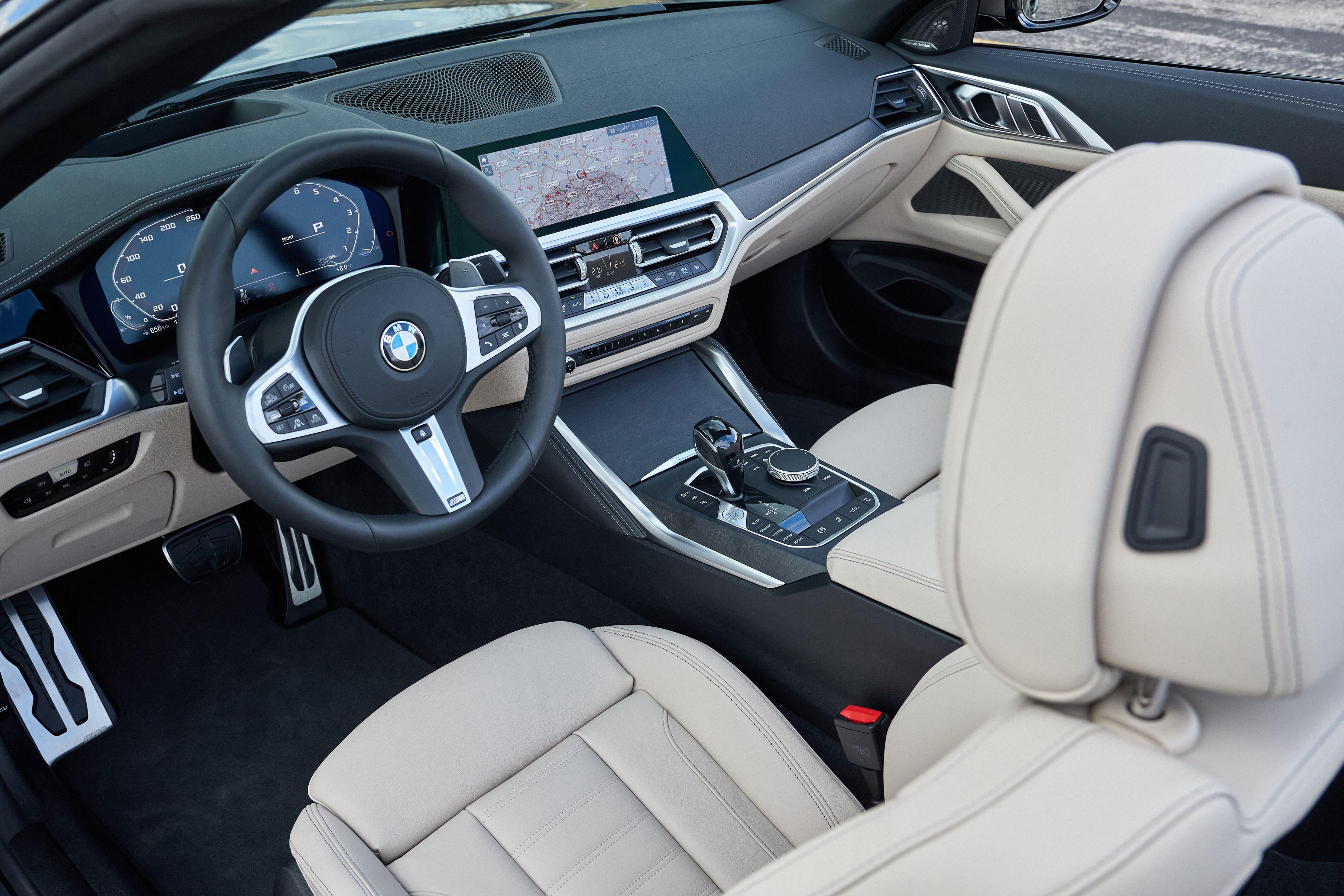 Download 2021 BMW M440i xDrive Convertible - Interior HD Wallpaper 4961x3308 #14