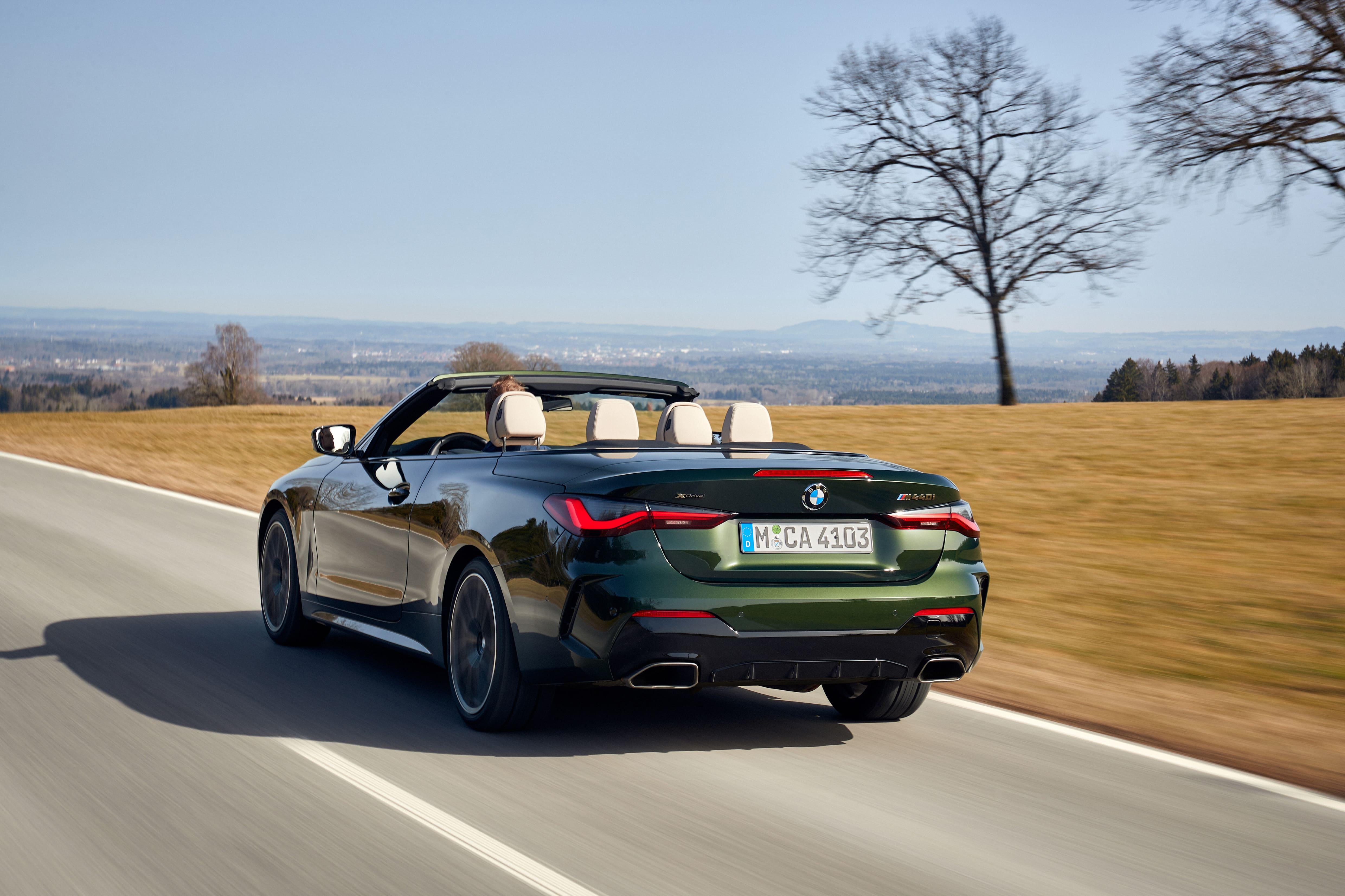 Download 2021 BMW M440i xDrive Convertible - Rear Three-Quarter HD Wallpaper 4961x3307 #5