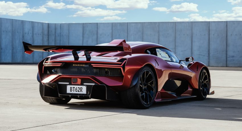 2021 Brabham BT62R - Rear Three-Quarter Wallpaper 850x461 #11
