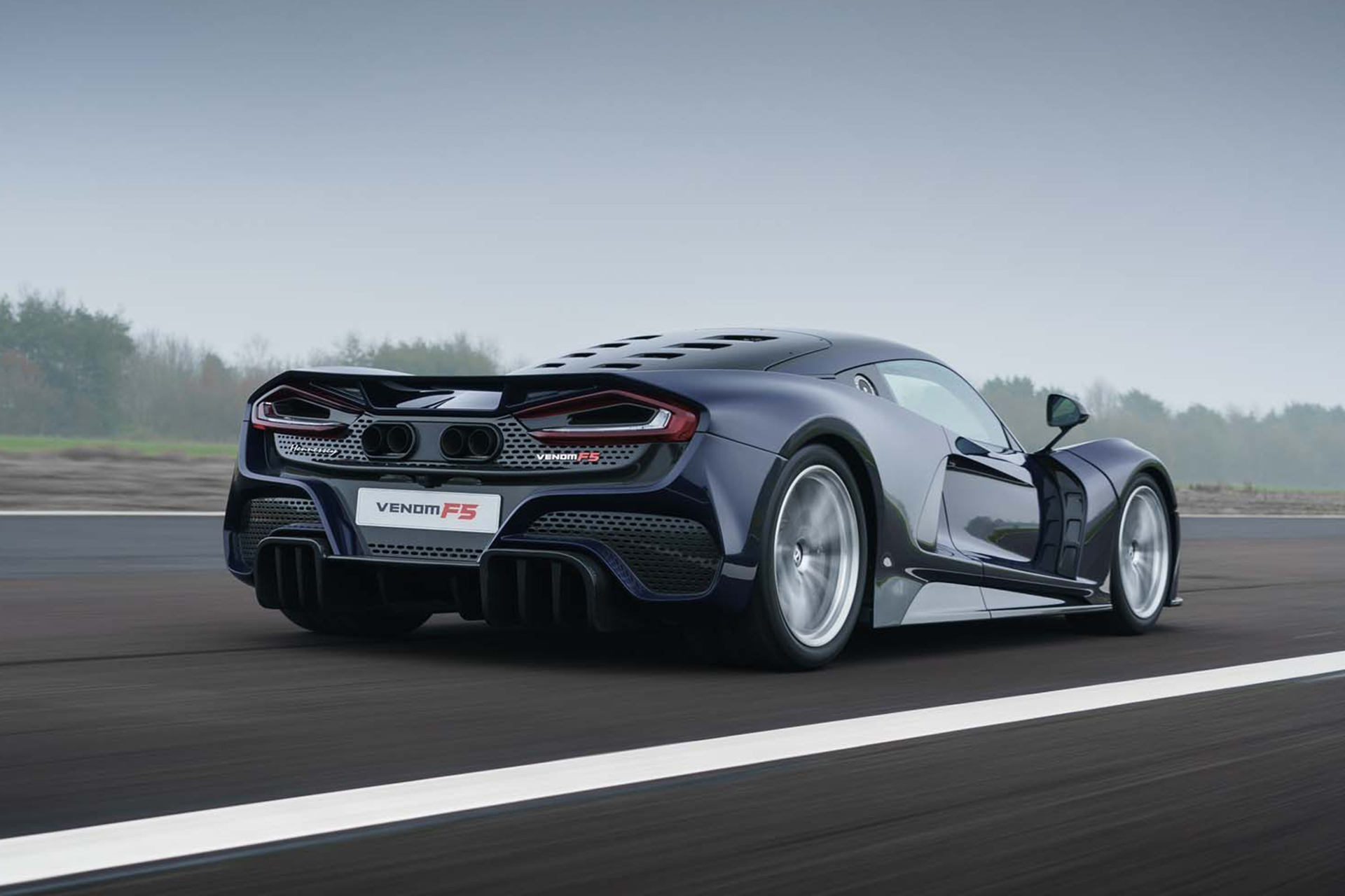 Download 2021 Hennessey Venom F5 - Rear Three-Quarter HD Wallpaper 1920x1280 #6