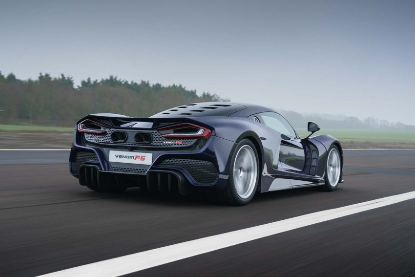 2021 Hennessey Venom F5 - Rear Three-Quarter Wallpaper 850x567 #2