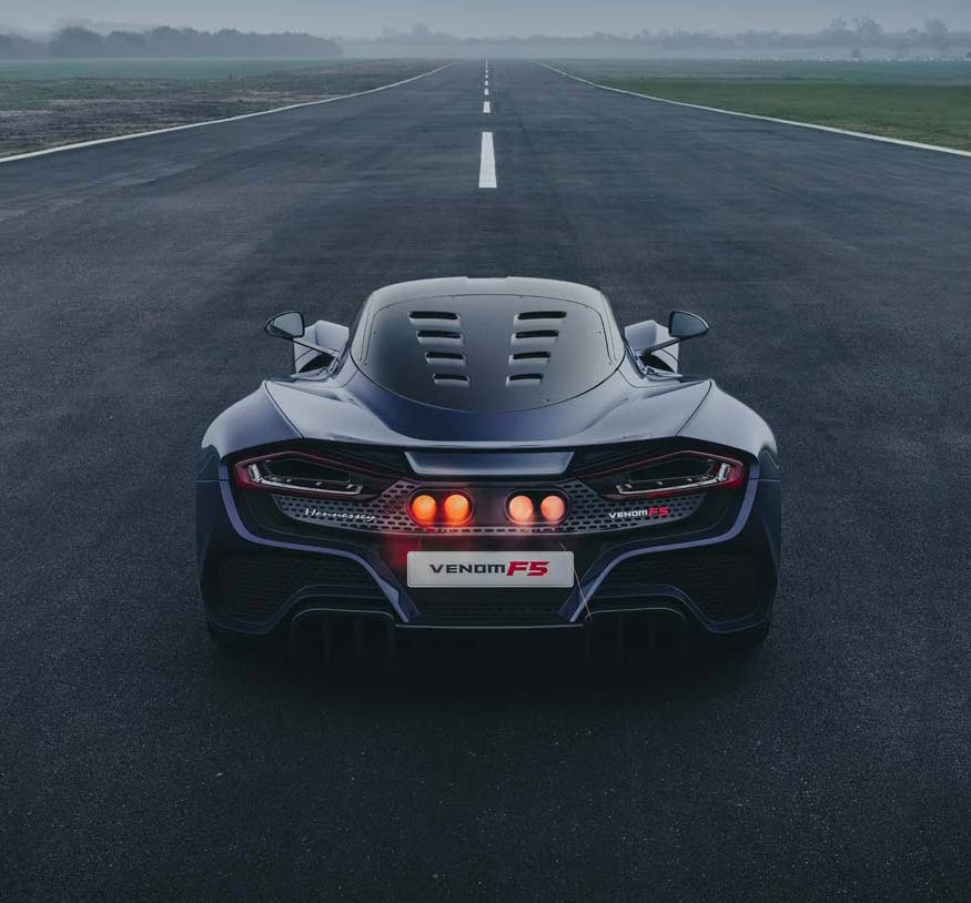 Download 2021 Hennessey Venom F5 - Rear HD Wallpaper 875x814 #15