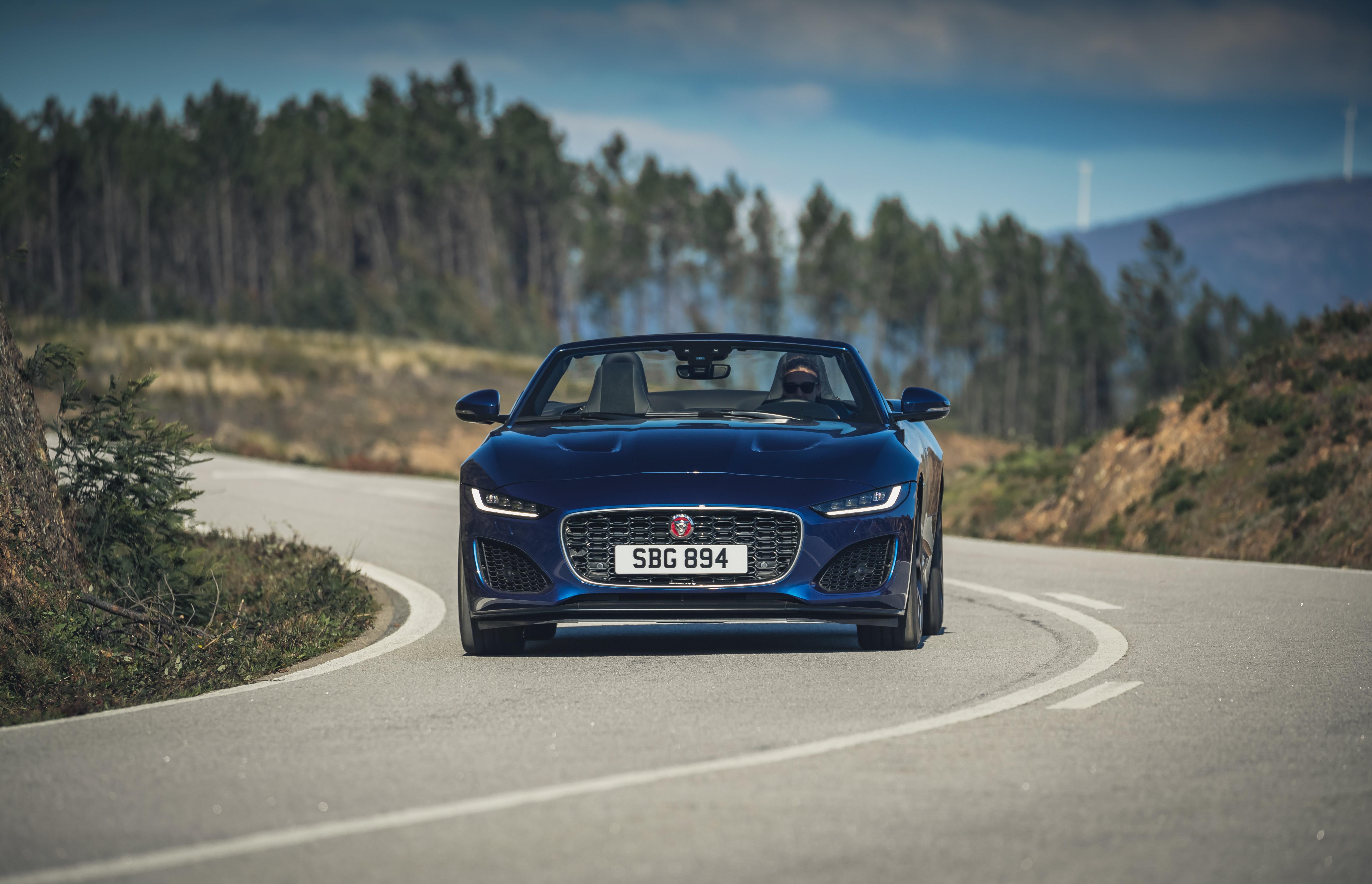 Download 2021 Jaguar F-Type P300 Convertible - Front HD Wallpaper 5472x3525 #6