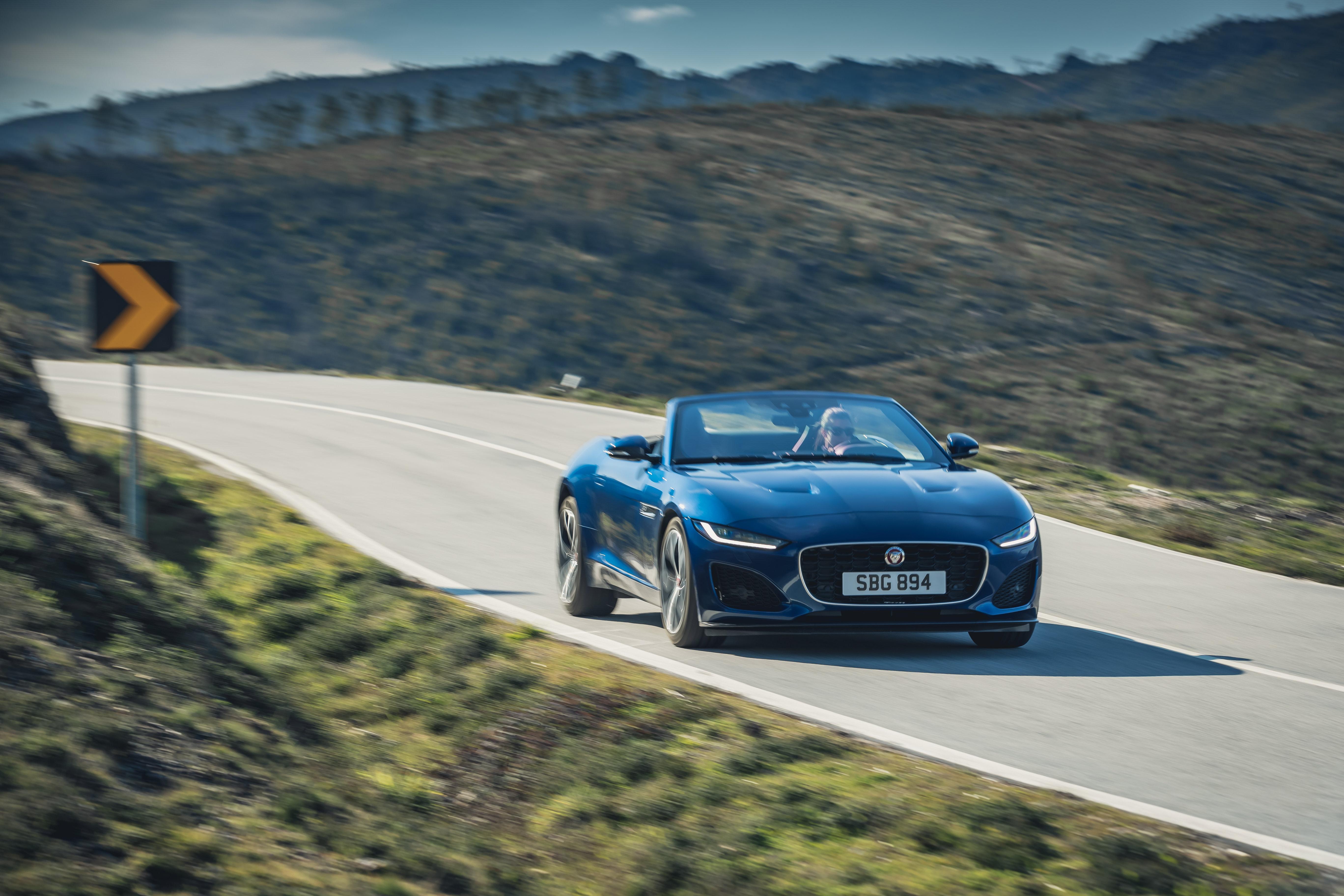 Download 2021 Jaguar F-Type P300 Convertible - Front HD Wallpaper 5472x3648 #7