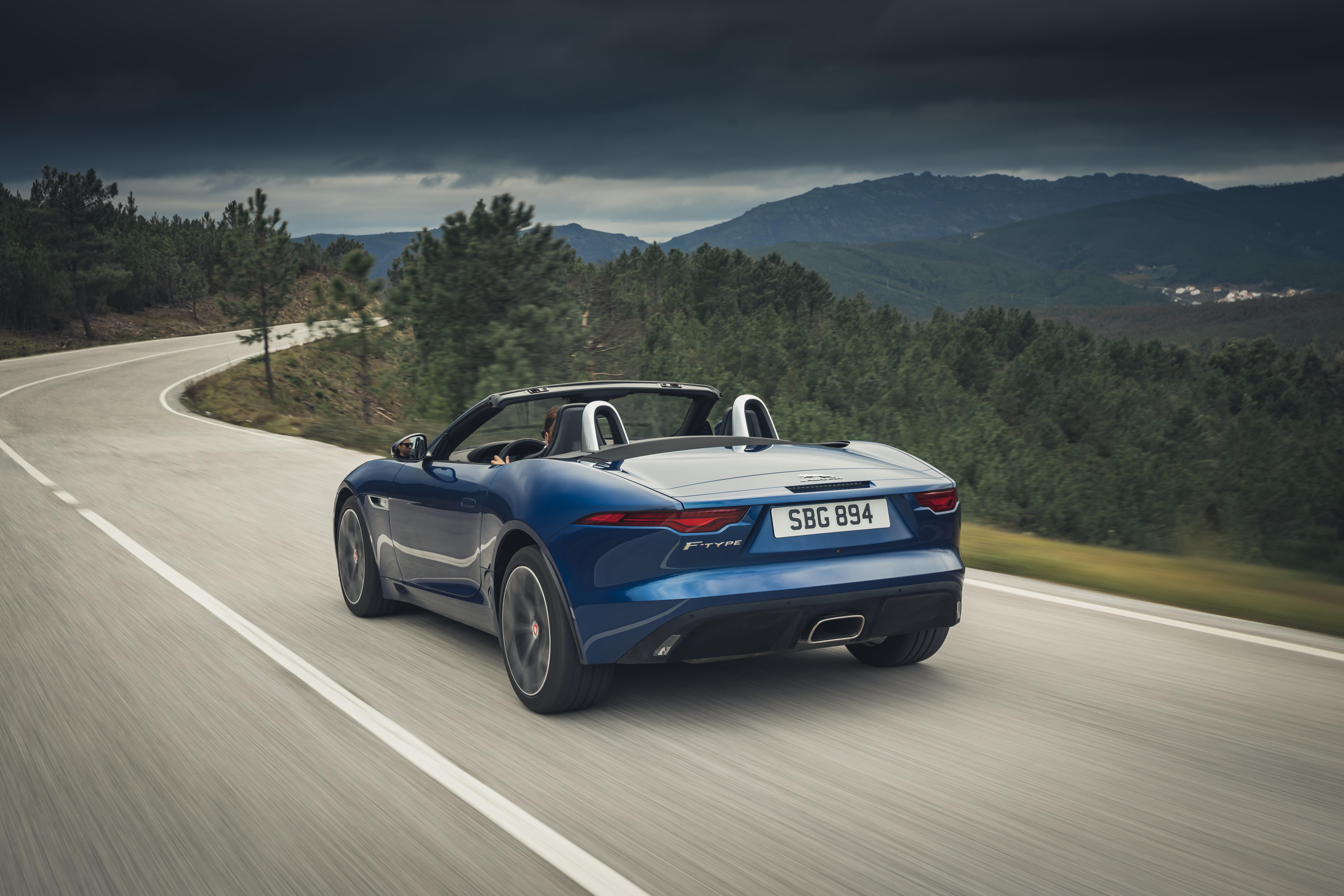 Download 2021 Jaguar F-Type P300 Convertible - Rear Three-Quarter HD Wallpaper 6720x4480 #8