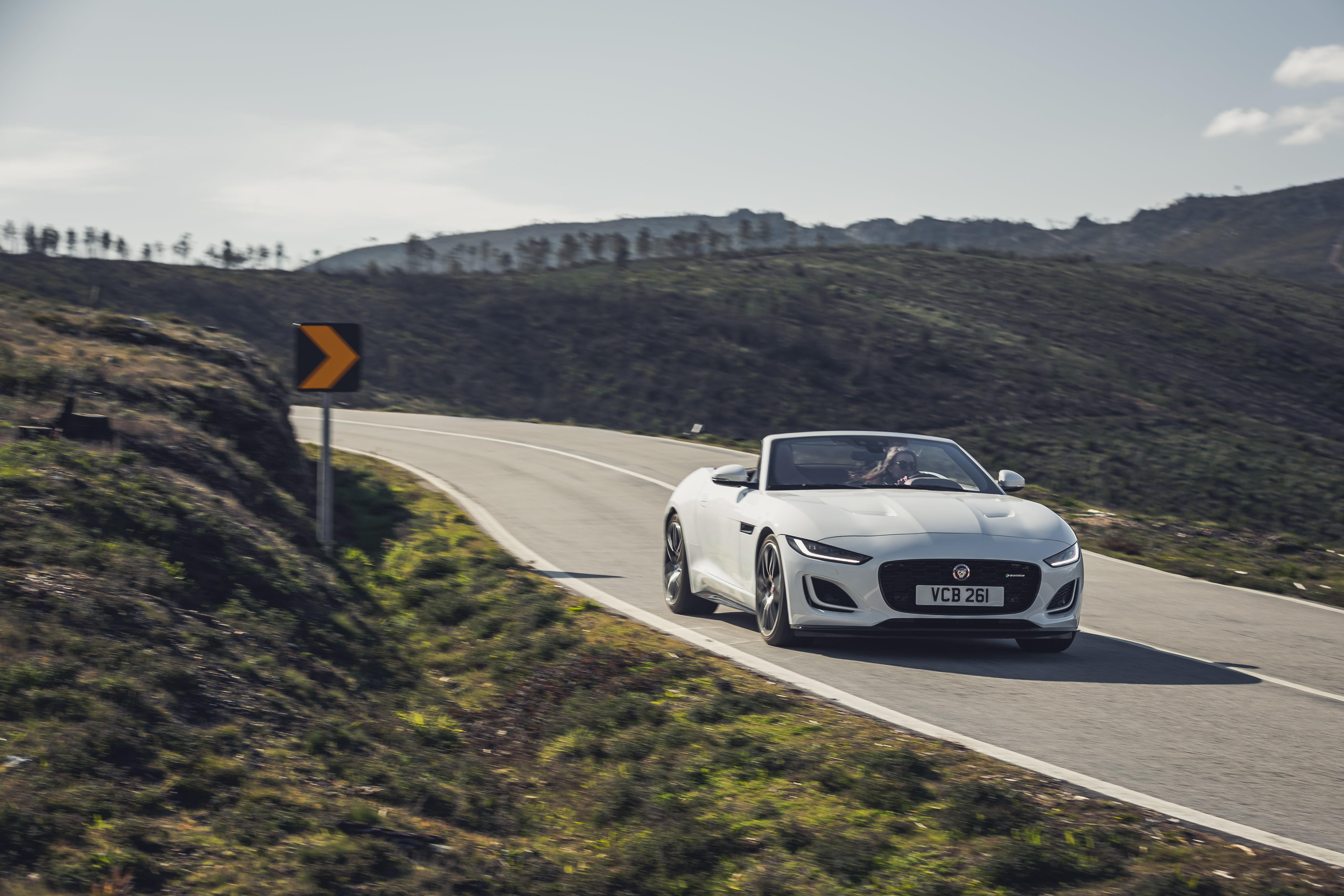 Download 2021 Jaguar F-Type P450 R-Dynamic Convertible - Front HD Wallpaper 5257x3505 #16