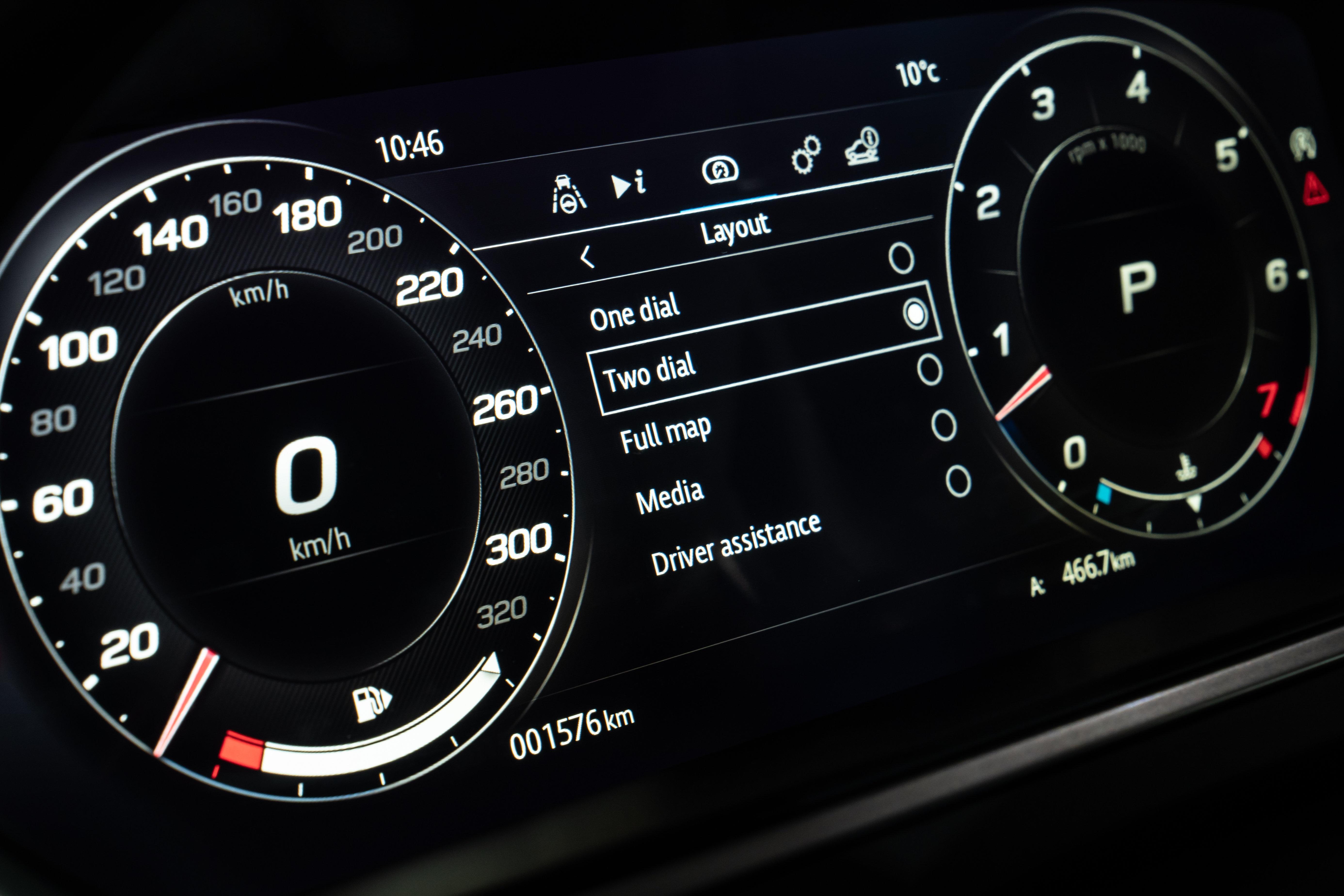 Download 2021 Jaguar F-Type P450 R-Dynamic Convertible - Instrument Cluster HD Wallpaper 5544x3696 #31