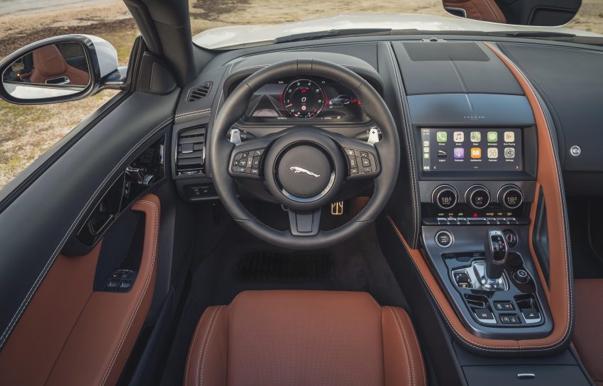 2021 Jaguar F-Type P450 R-Dynamic Convertible - Interior, Cockpit Wallpaper 850x544 #29