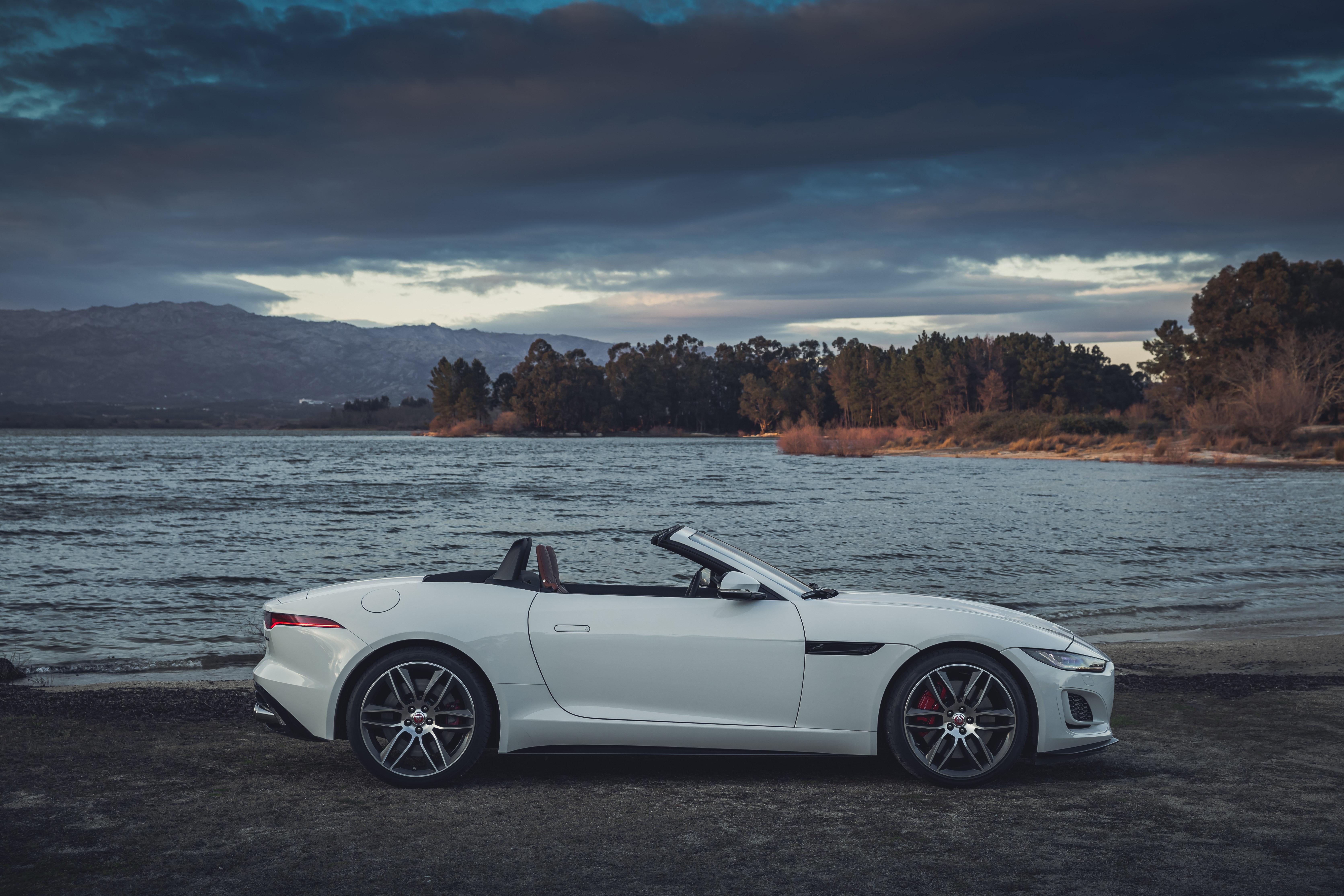 Download 2021 Jaguar F-Type P450 R-Dynamic Convertible - Side HD Wallpaper 6685x4457 #19