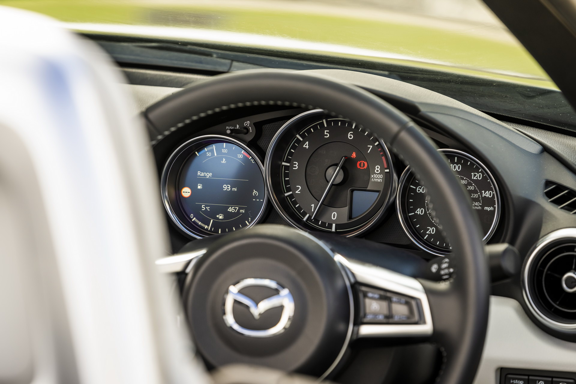Download 2021 Mazda MX-5 Sport Venture - Interior, Steering Wheel HD Wallpaper 1920x1280 #177