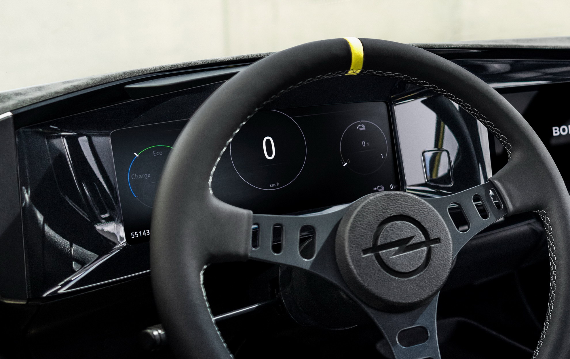 Download 2021 Opel Manta GSe ElektroMOD Concept - Interior, Steering Wheel HD Wallpaper 1980x1248 #27