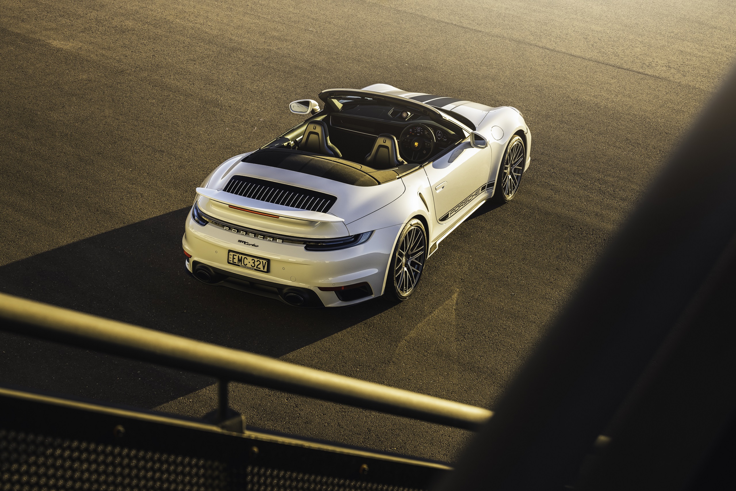 Download 2021 Porsche 911 Turbo Cabriolet [AU-spec] - Rear HD Wallpaper 2560x1707 #11