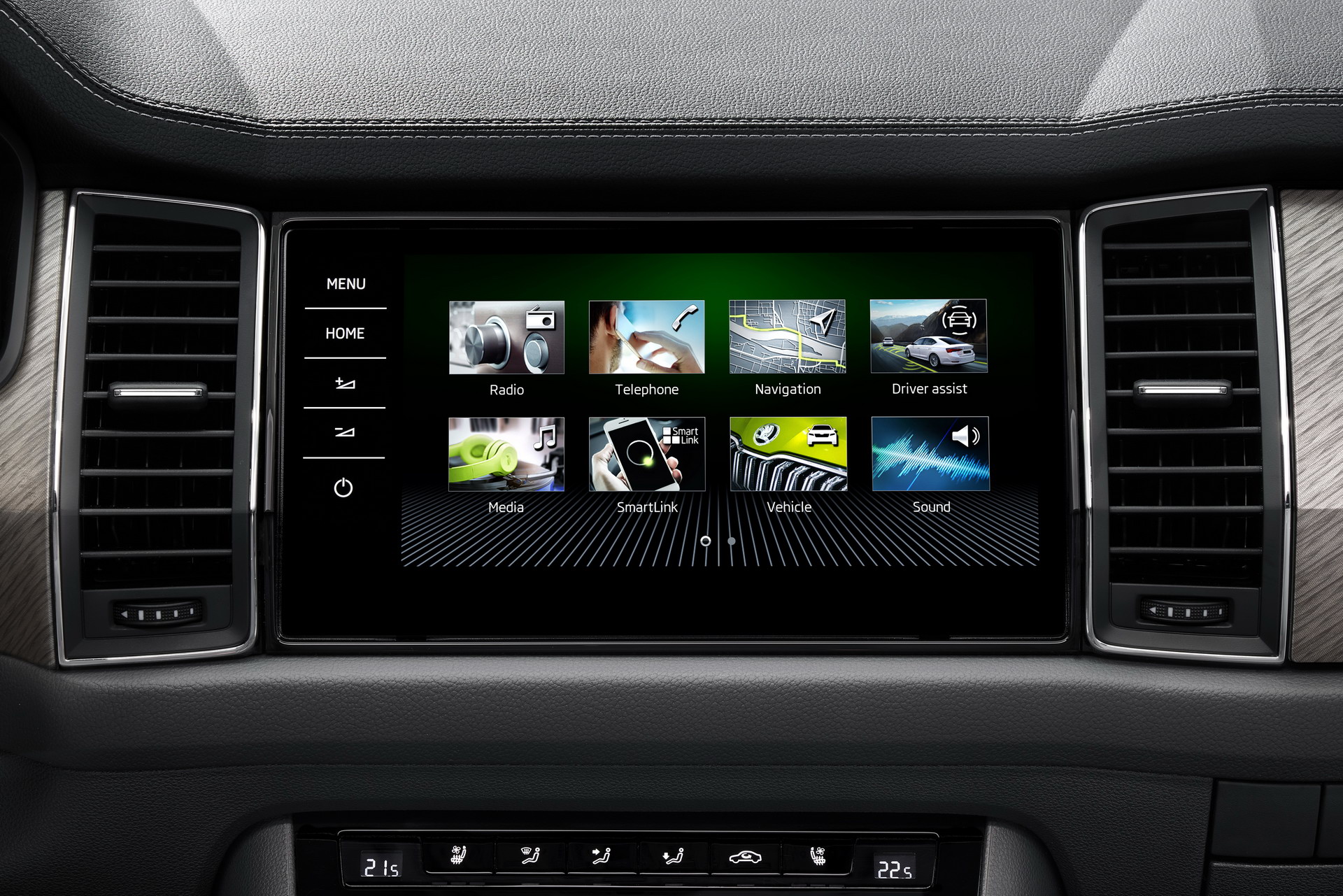 Download 2021 Skoda Kodiaq - Central Console HD Wallpaper 1920x1281 #47