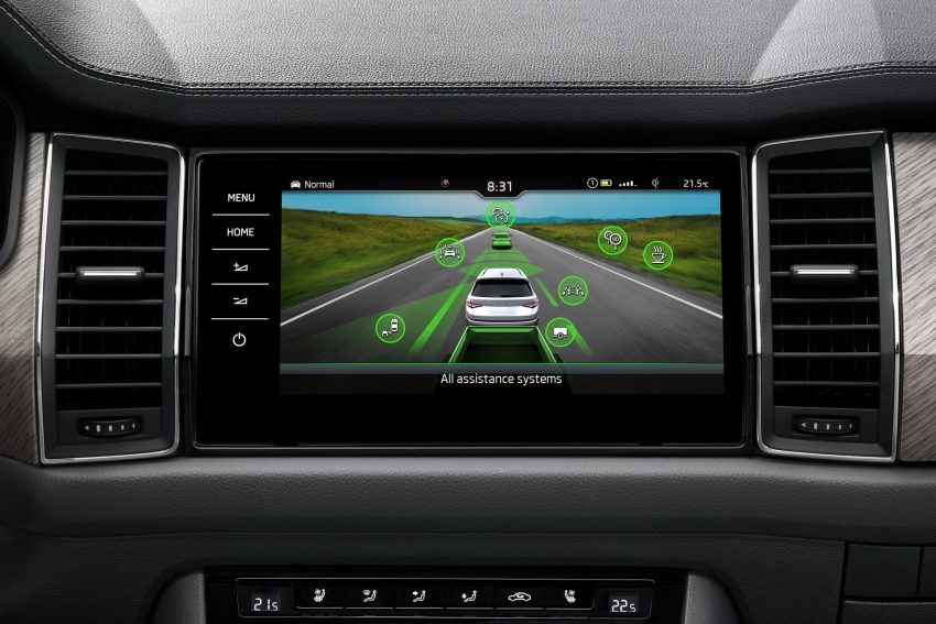 2021 Skoda Kodiaq - Central Console Wallpaper 850x567 #49