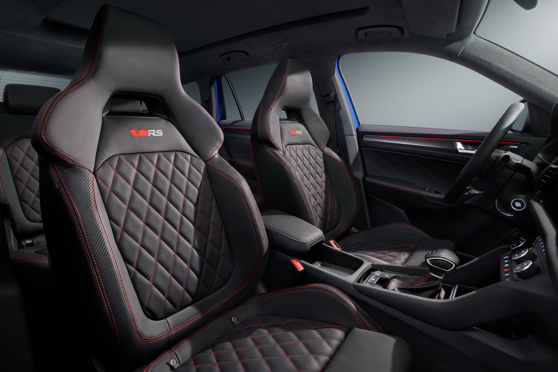 Download 2021 Skoda Kodiaq RS - Interior, Front Seats HD Wallpaper 1920x1281 #14