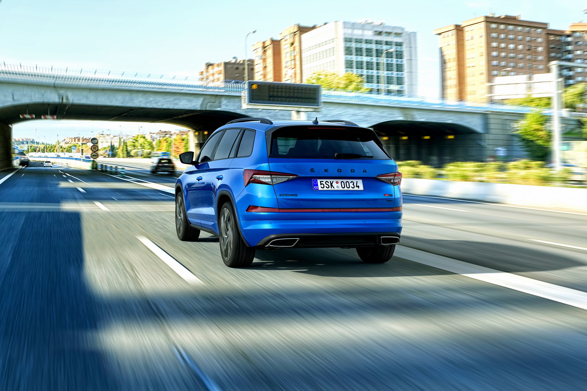 Download 2021 Skoda Kodiaq RS - Rear HD Wallpaper 1920x1280 #2