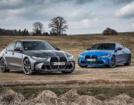 2022 BMW M3 Competition M xDrive and M4 Competition M xDrive - Front Three-Quarter Wallpaper 190x150