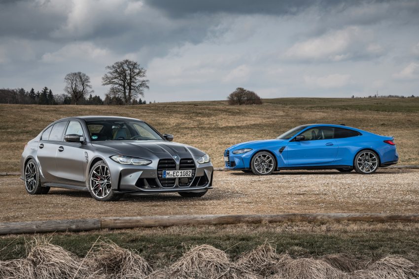 2022 BMW M3 Competition M xDrive and M4 Competition M xDrive Wallpaper 850x566 #18