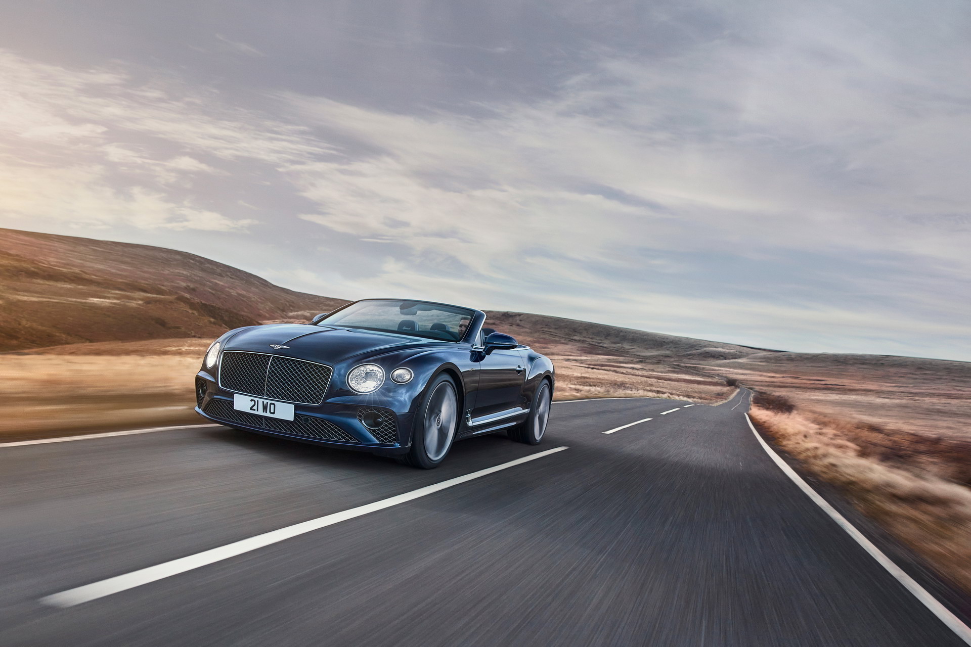 Download 2022 Bentley Continental GT Speed Convertible - Front Three-Quarter HD Wallpaper 1920x1280 #55