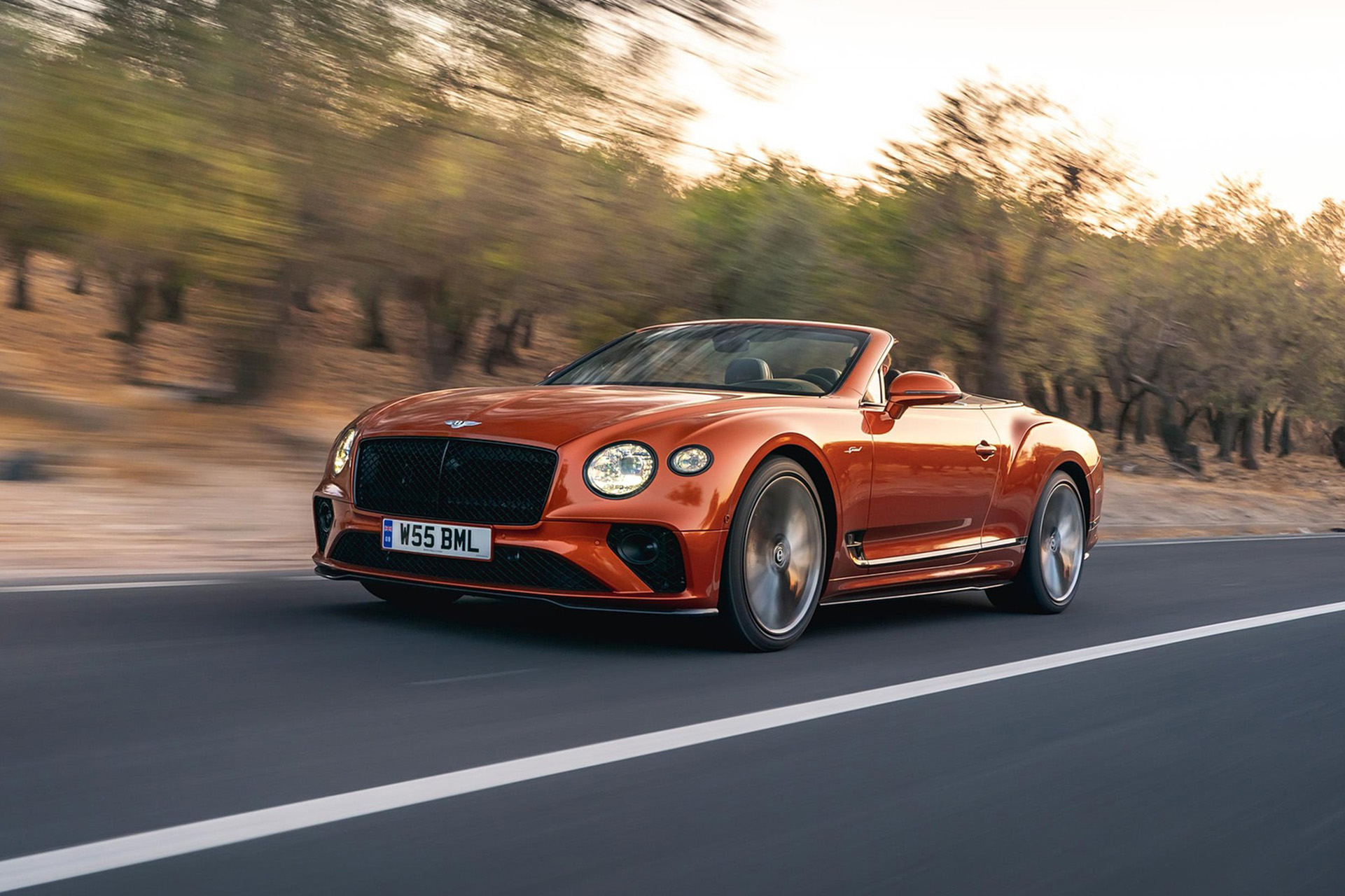 Download 2022 Bentley Continental GT Speed Convertible - Front Three-Quarter HD Wallpaper 1921x1280 #26