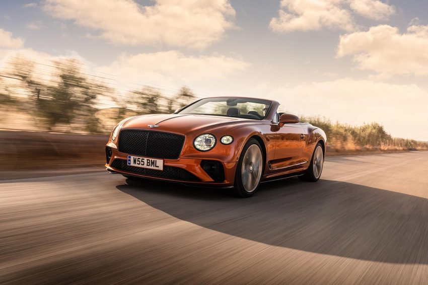 2022 Bentley Continental GT Speed Convertible - Front Three-Quarter Wallpaper 850x566 #34
