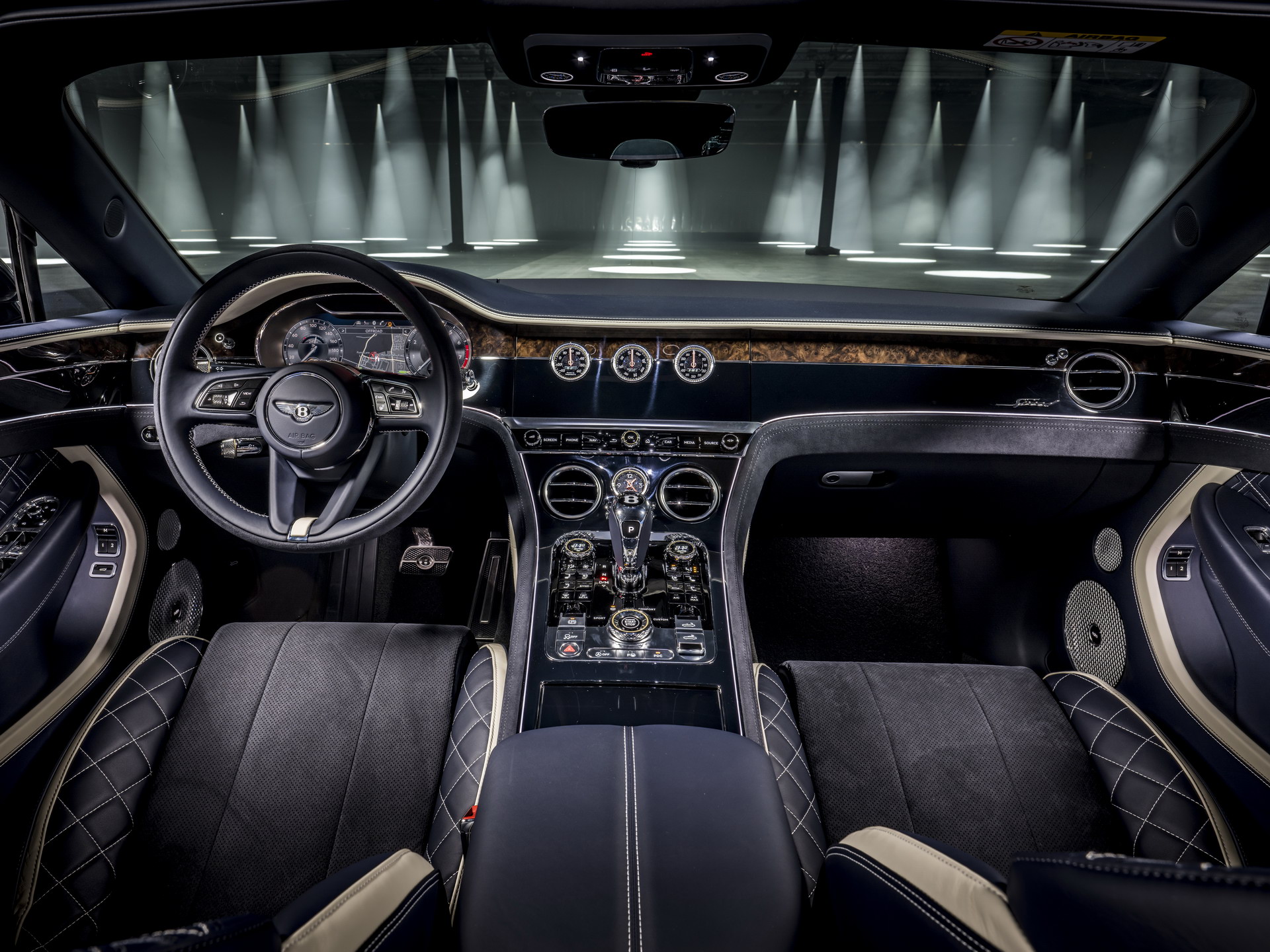 Download 2022 Bentley Continental GT Speed Convertible - Interior, Cockpit HD Wallpaper 1920x1440 #75