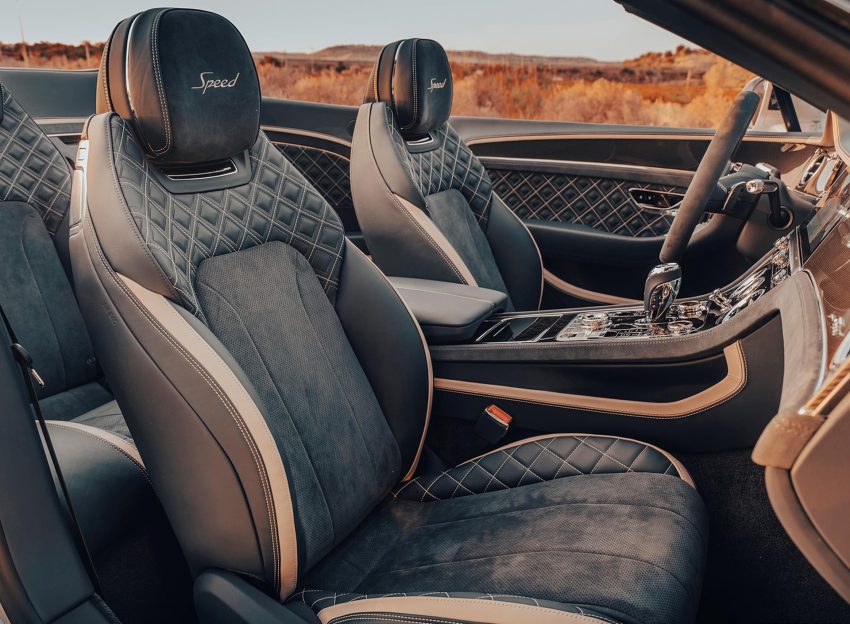 2022 Bentley Continental GT Speed Convertible - Interior, Front Seats Wallpaper 850x624 #22