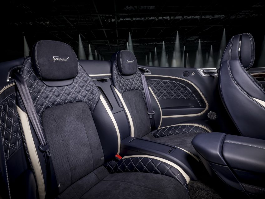 2022 Bentley Continental GT Speed Convertible - Interior, Rear Seats Wallpaper 850x638 #71