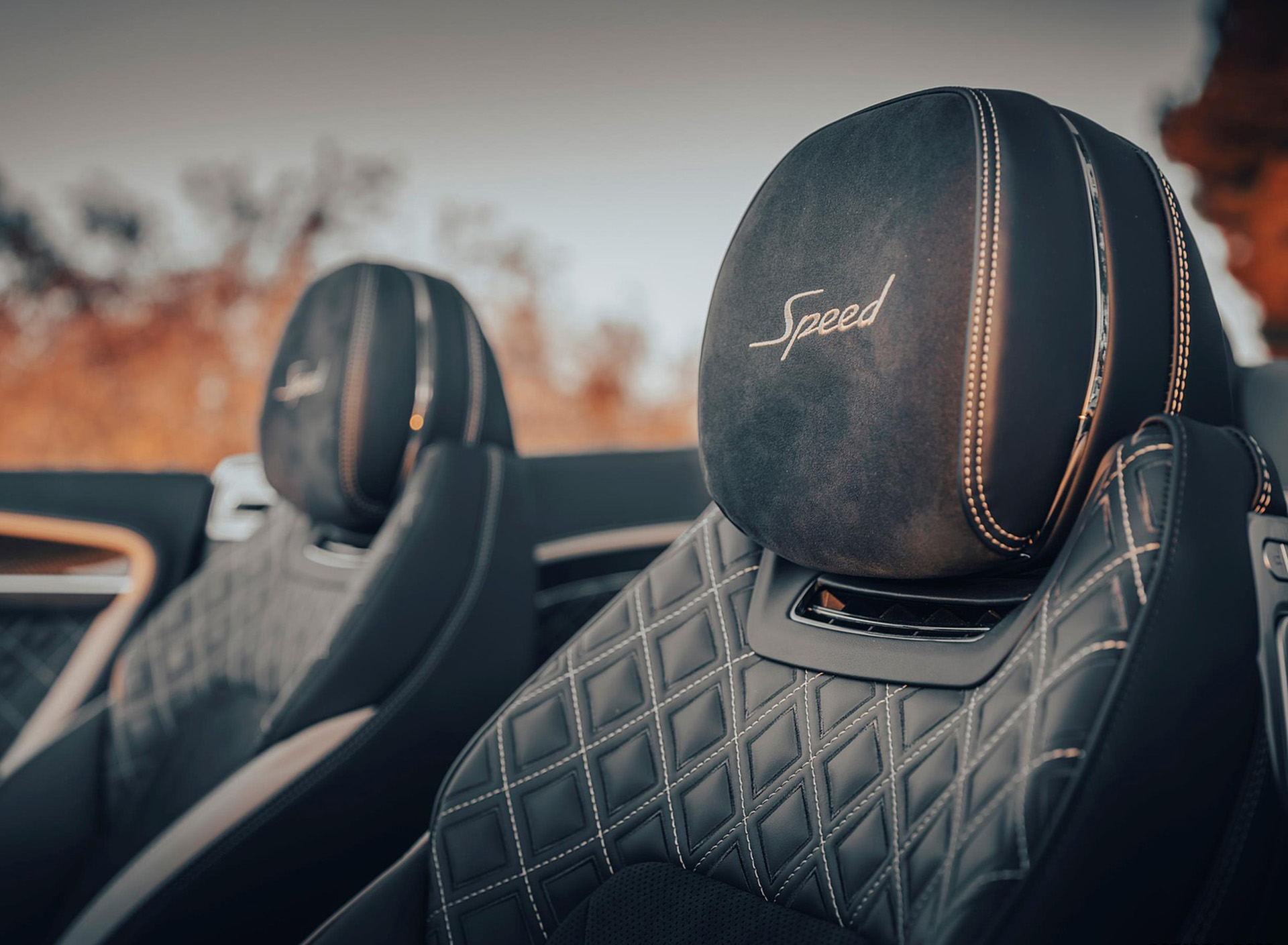 Download 2022 Bentley Continental GT Speed Convertible - Interior, Seats HD Wallpaper 1920x1409 #24