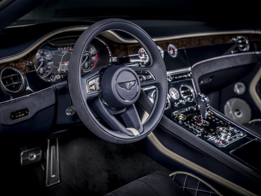 2022 Bentley Continental GT Speed Convertible - Interior, Steering Wheel Wallpaper 850x638 #69