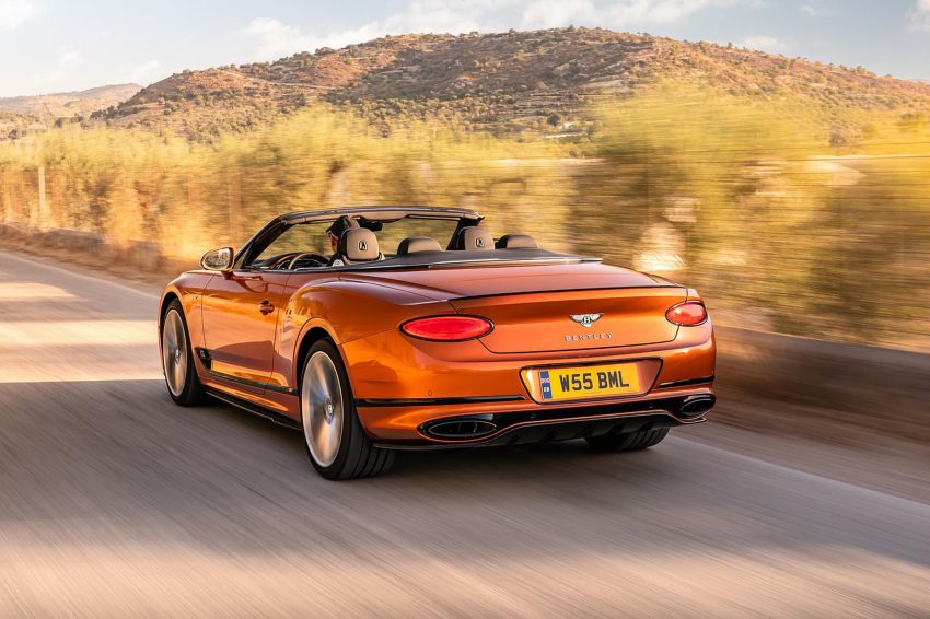 2022 Bentley Continental GT Speed Convertible - Rear Three-Quarter Wallpaper 850x566 #28