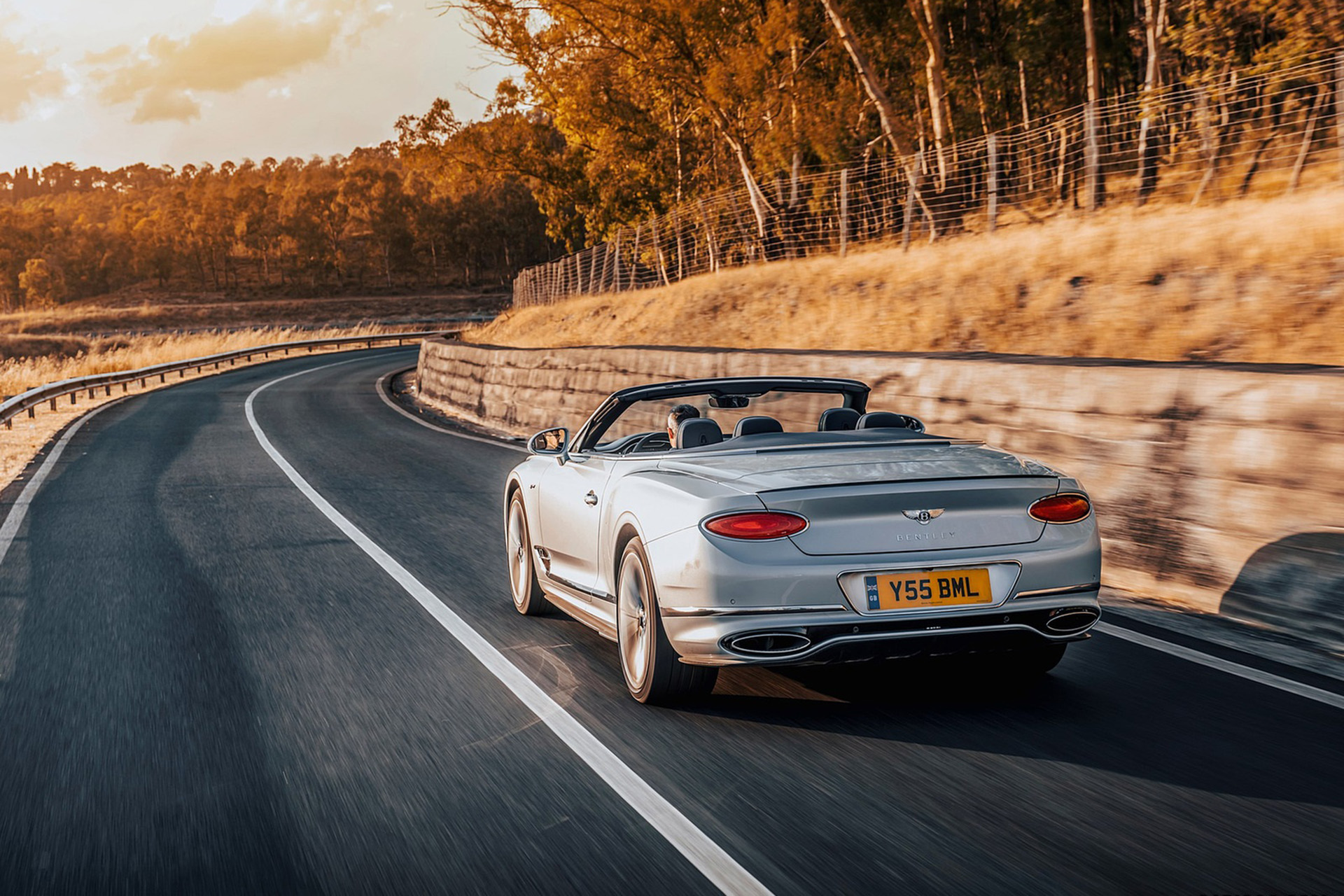 Download 2022 Bentley Continental GT Speed Convertible - Rear HD Wallpaper 1920x1280 #5