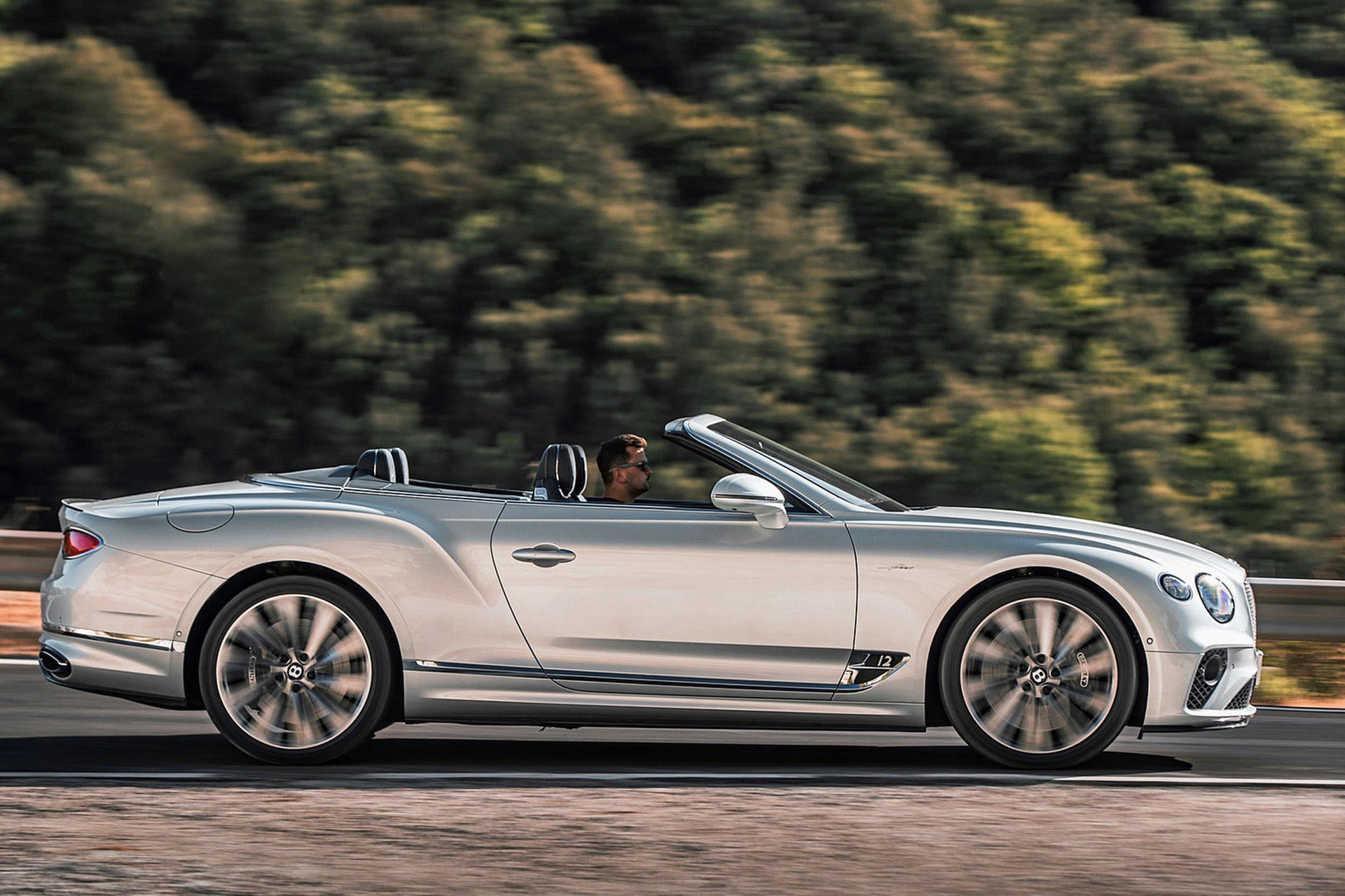 Download 2022 Bentley Continental GT Speed Convertible - Side HD Wallpaper 1920x1280 #10