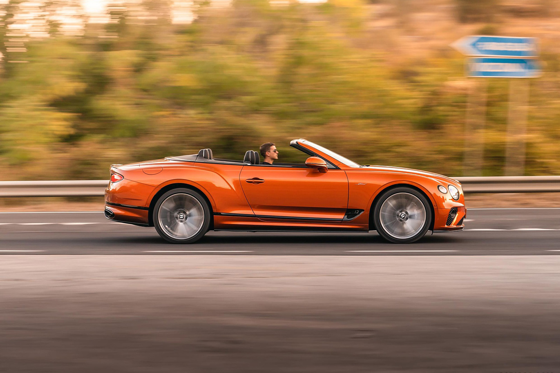 Download 2022 Bentley Continental GT Speed Convertible - Side HD Wallpaper 1920x1280 #36