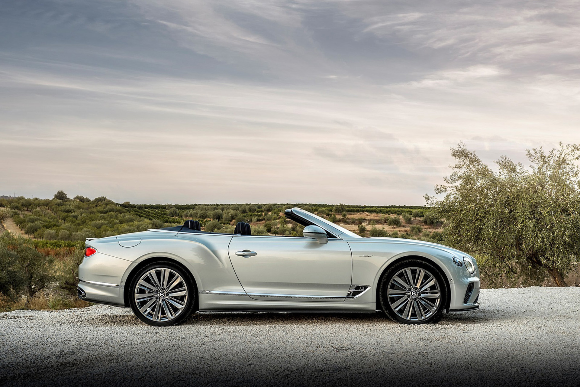 Download 2022 Bentley Continental GT Speed Convertible - Side HD Wallpaper 1920x1280 #14