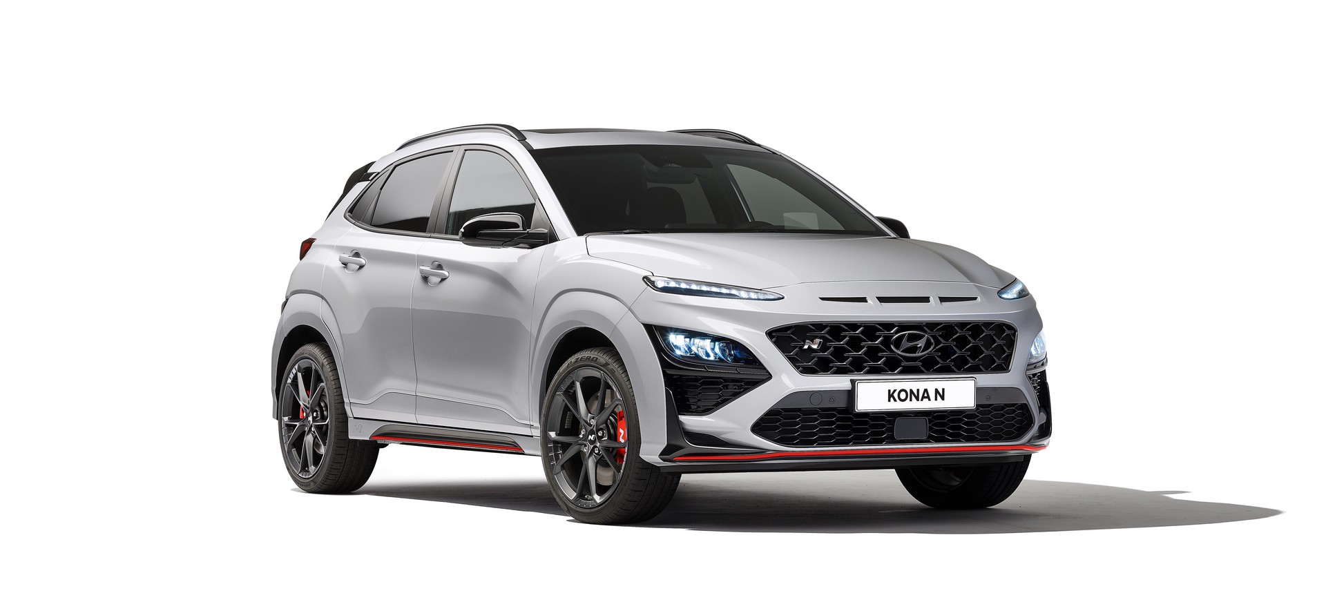 Download 2022 Hyundai Kona N - Front Three-Quarter HD Wallpaper 1920x885 #65