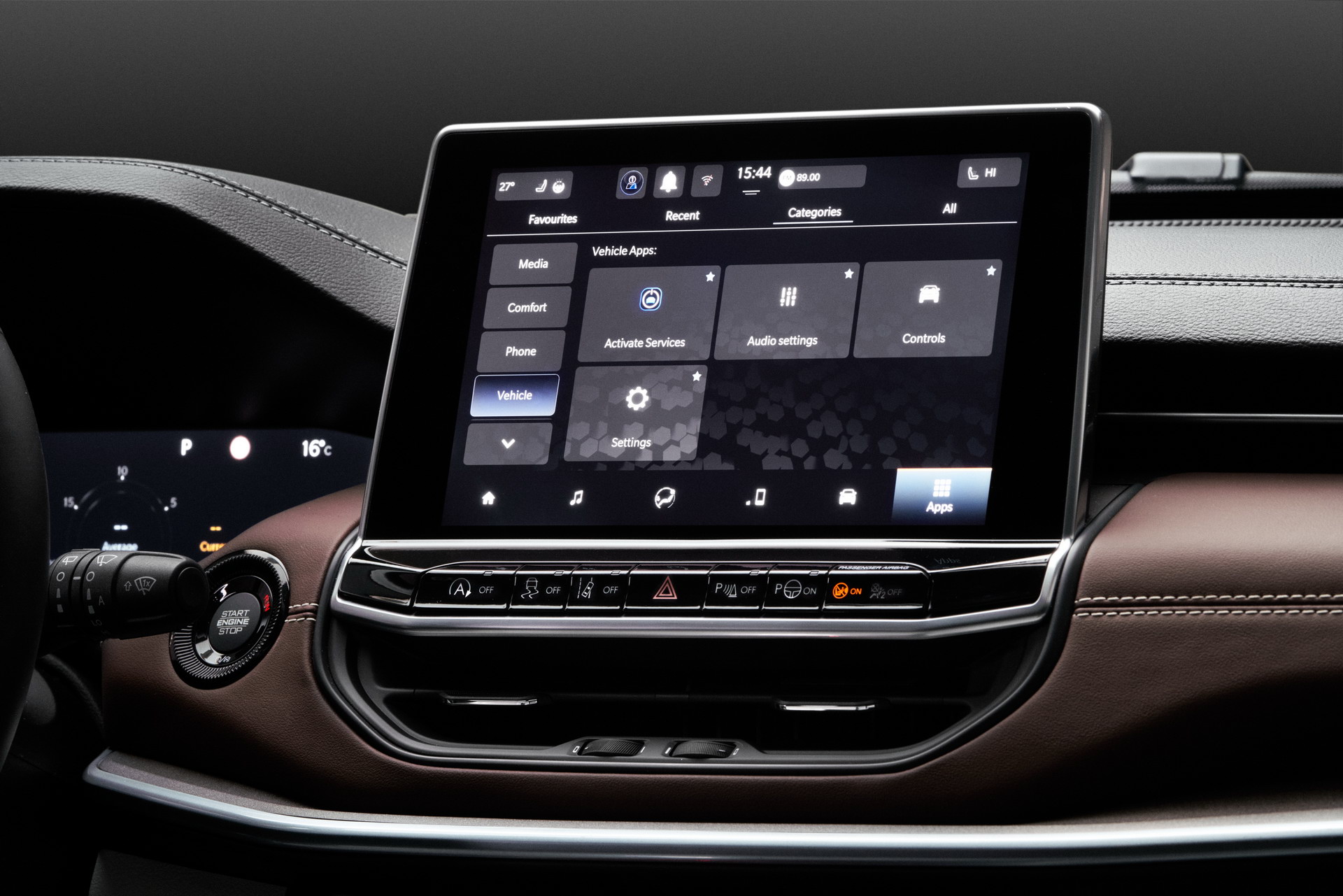Download 2022 Jeep Compass S 4xe - Central Console HD Wallpaper 1920x1281 #10
