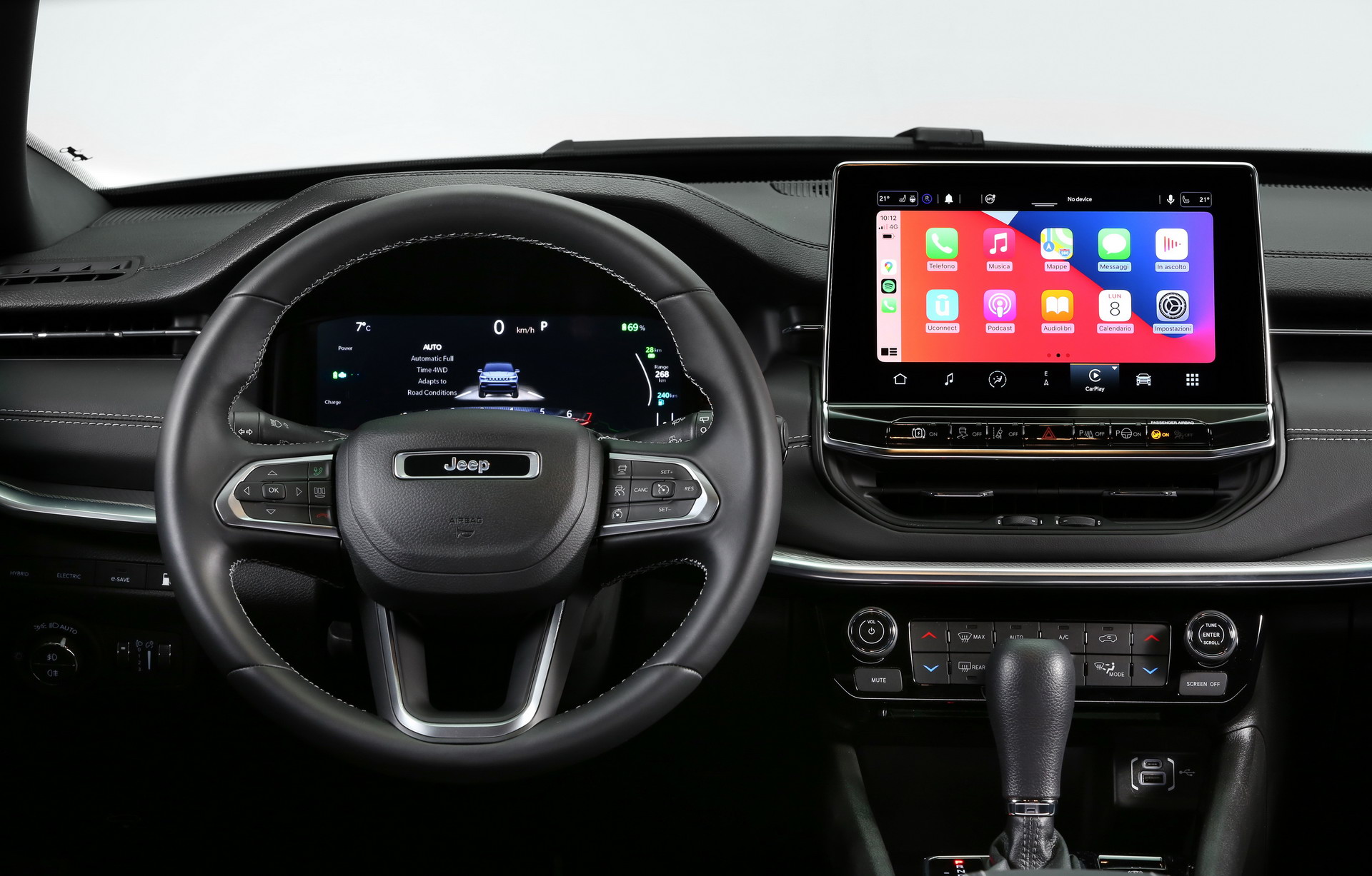 Download 2022 Jeep Compass S 4xe - Interior, Cockpit HD Wallpaper 1920x1227 #15