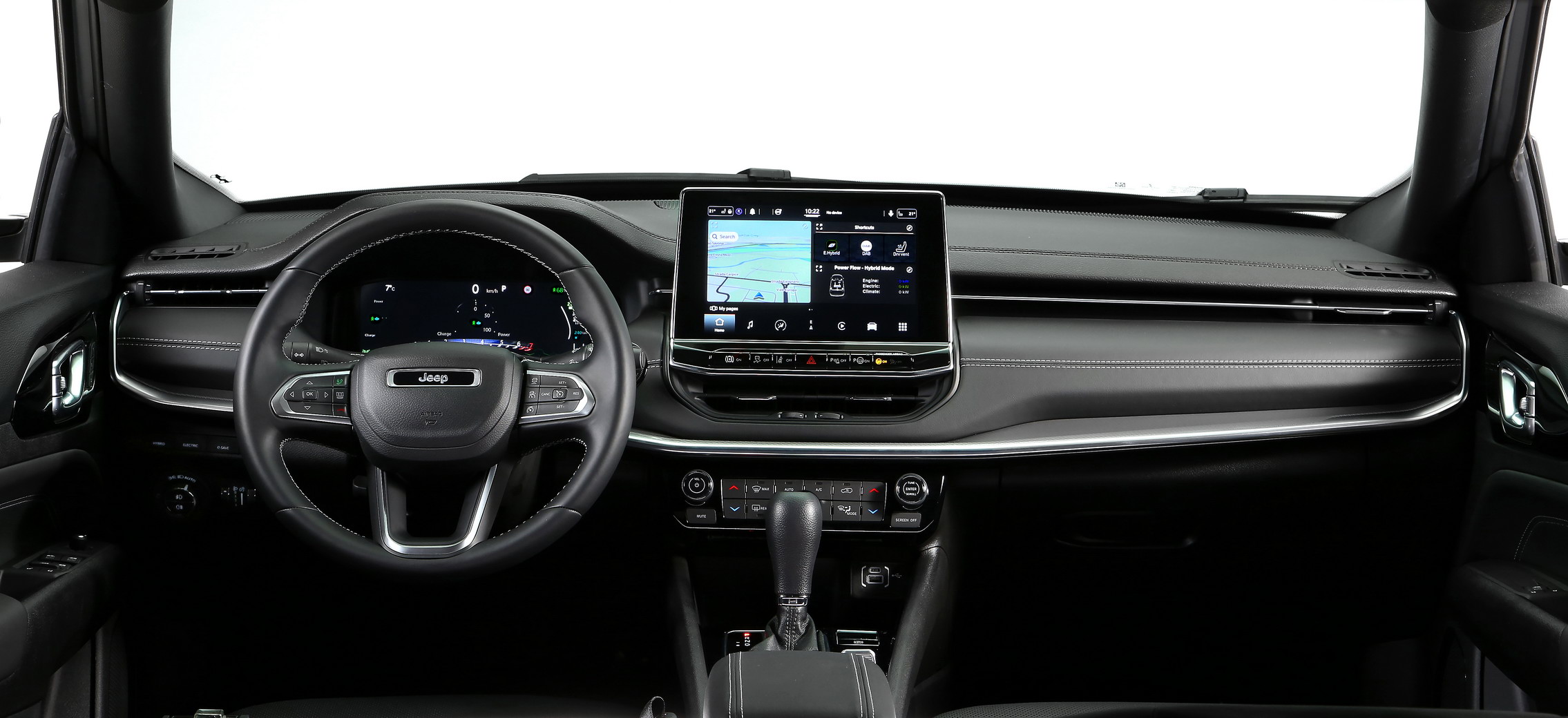 Download 2022 Jeep Compass S 4xe - Interior, Cockpit HD Wallpaper 2270x1040 #16