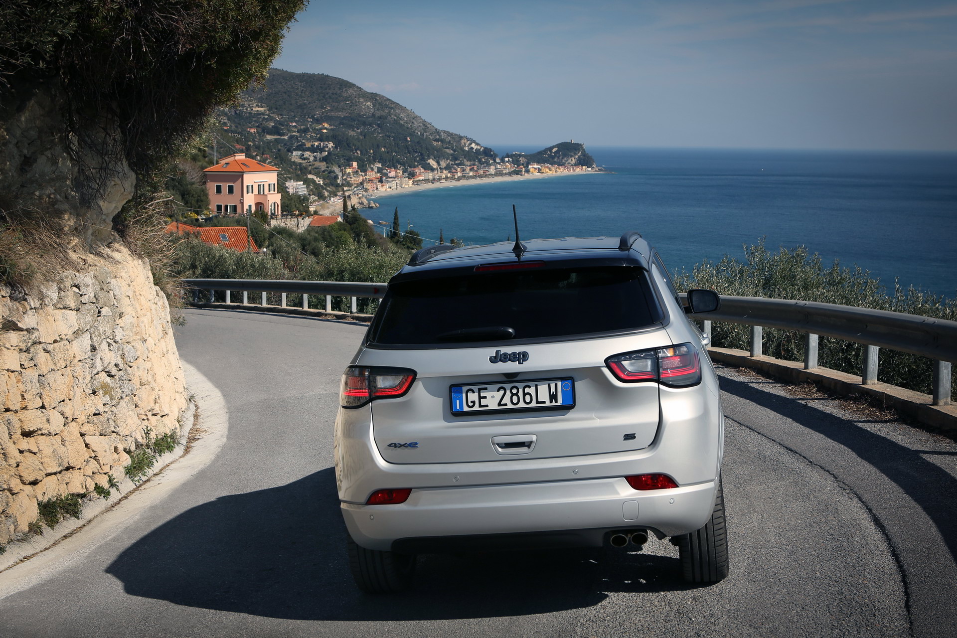 Download 2022 Jeep Compass S 4xe - Rear HD Wallpaper 1920x1280 #2