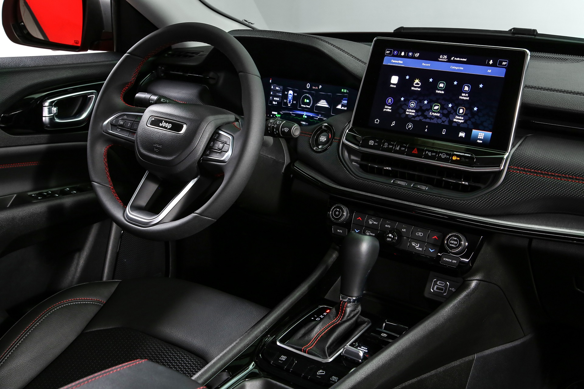 Download 2022 Jeep Compass Trailhawk 4xe - Interior HD Wallpaper 1920x1280 #15