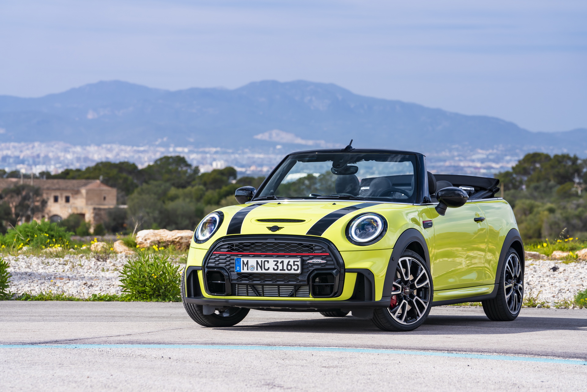 Download 2022 MINI John Cooper Works Cabrio - Front Three-Quarter HD Wallpaper 1920x1281 #19