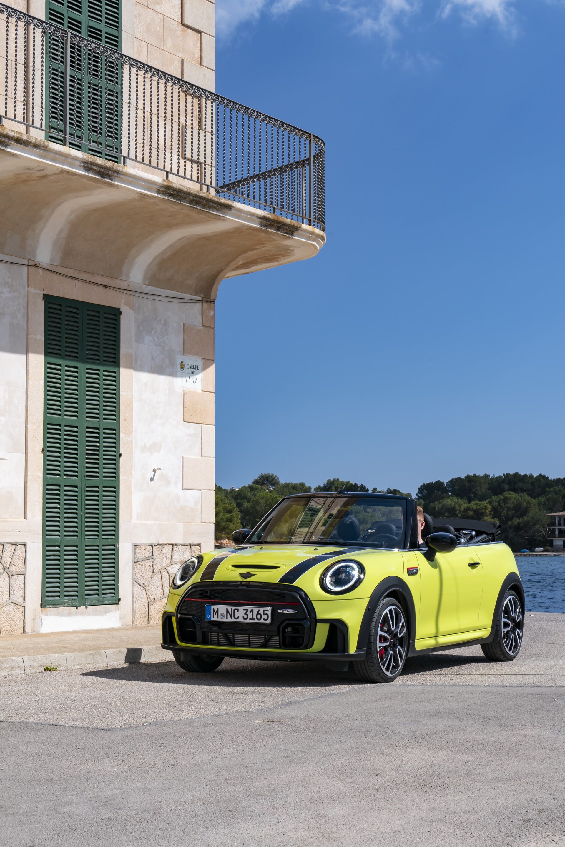 Download 2022 MINI John Cooper Works Cabrio - Front Three-Quarter HD Phone Wallpaper 1920x2880 #32