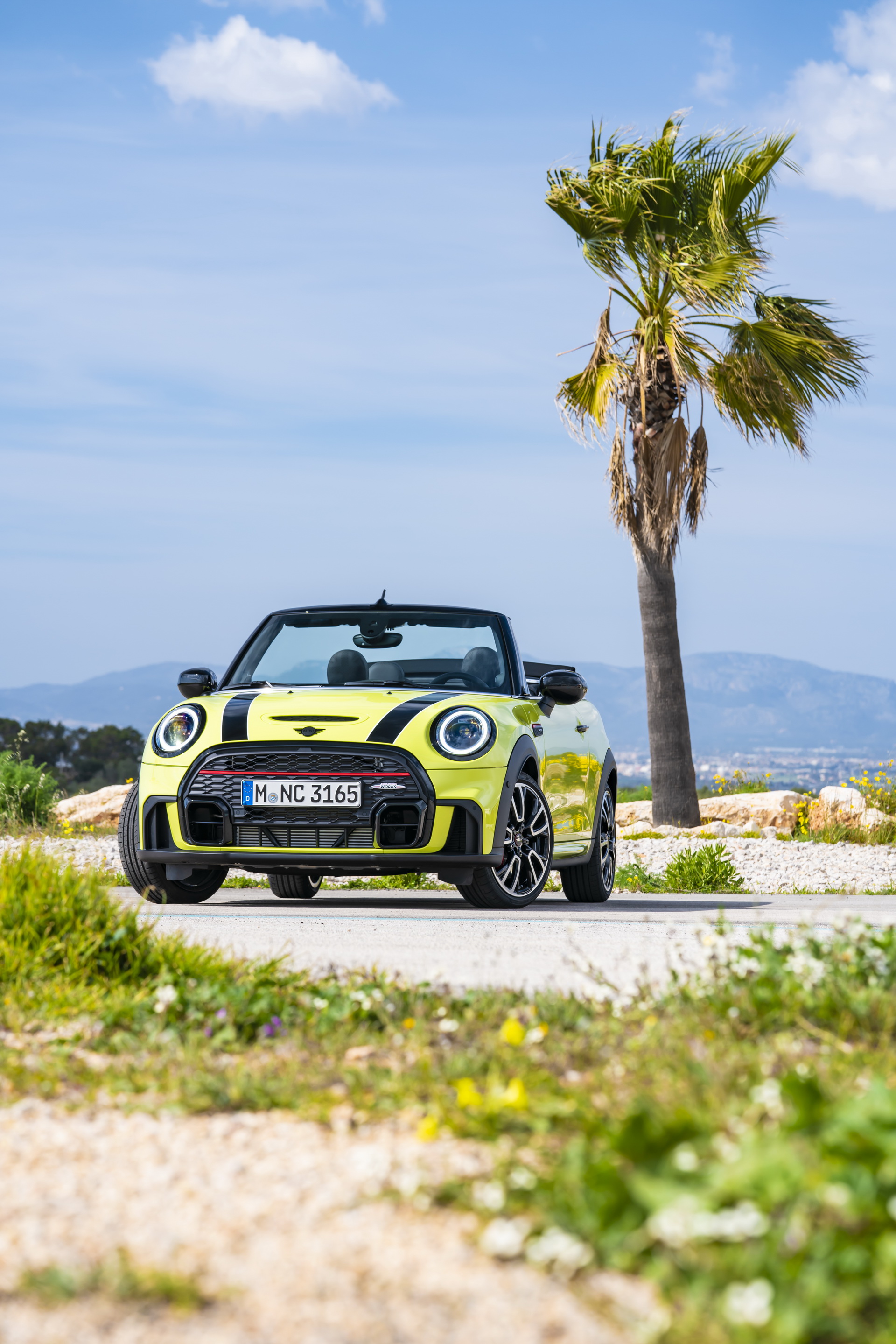 Download 2022 MINI John Cooper Works Cabrio - Front HD Phone Wallpaper 1920x2879 #23