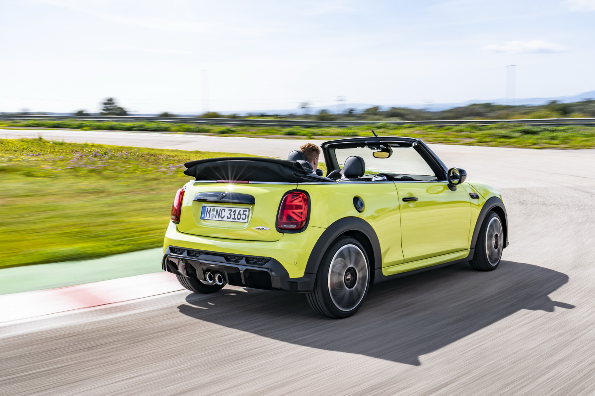 Download 2022 MINI John Cooper Works Cabrio - Rear Three-Quarter HD Wallpaper 1920x1280 #6