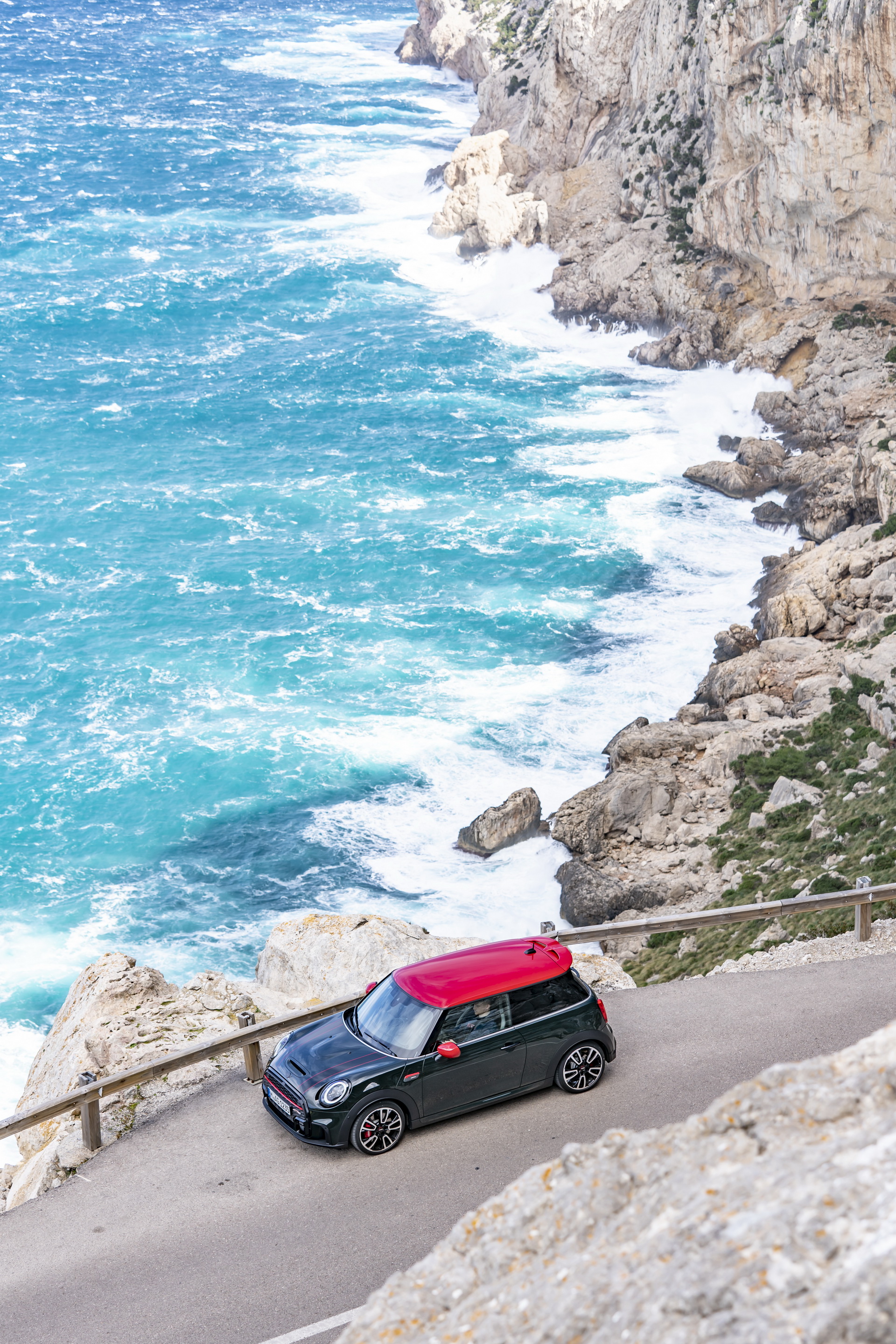 Download 2022 MINI John Cooper Works - Front Three-Quarter HD Phone Wallpaper 1920x2880 #37