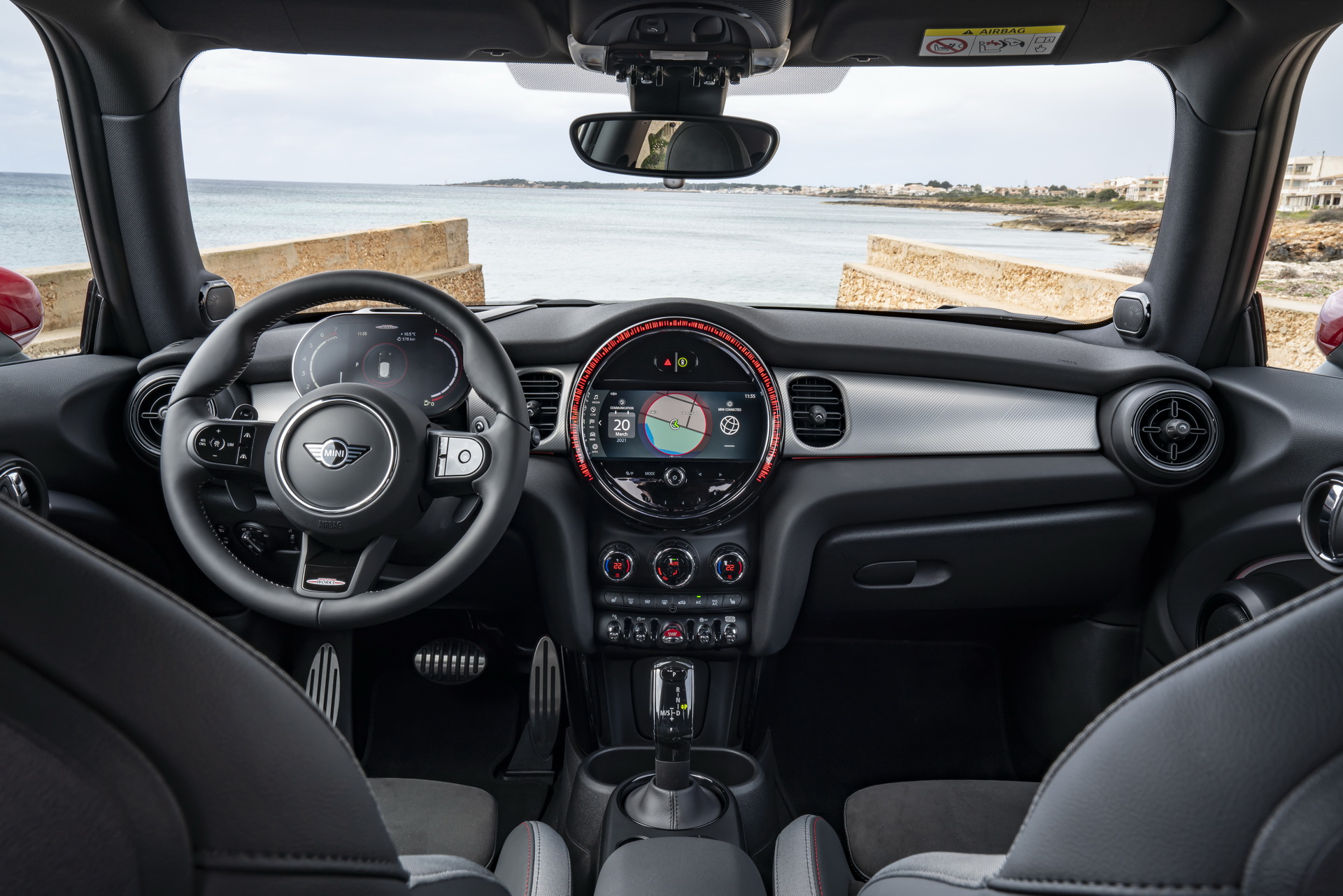 Download 2022 MINI John Cooper Works - Interior, Cockpit HD Wallpaper 1920x1281 #55